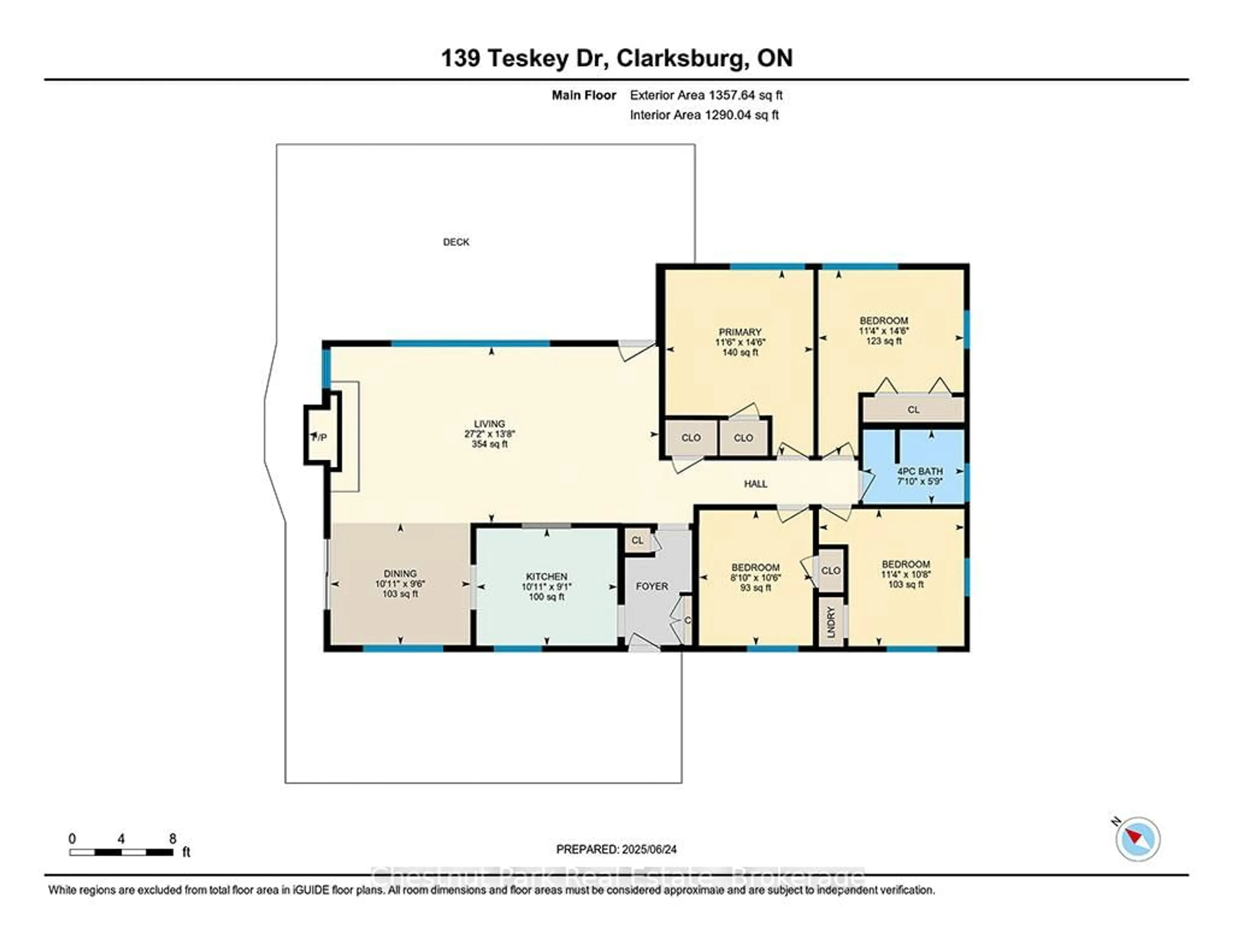 Floor plan for 139 Teskey Dr, Blue Mountains Ontario N0H 1J0