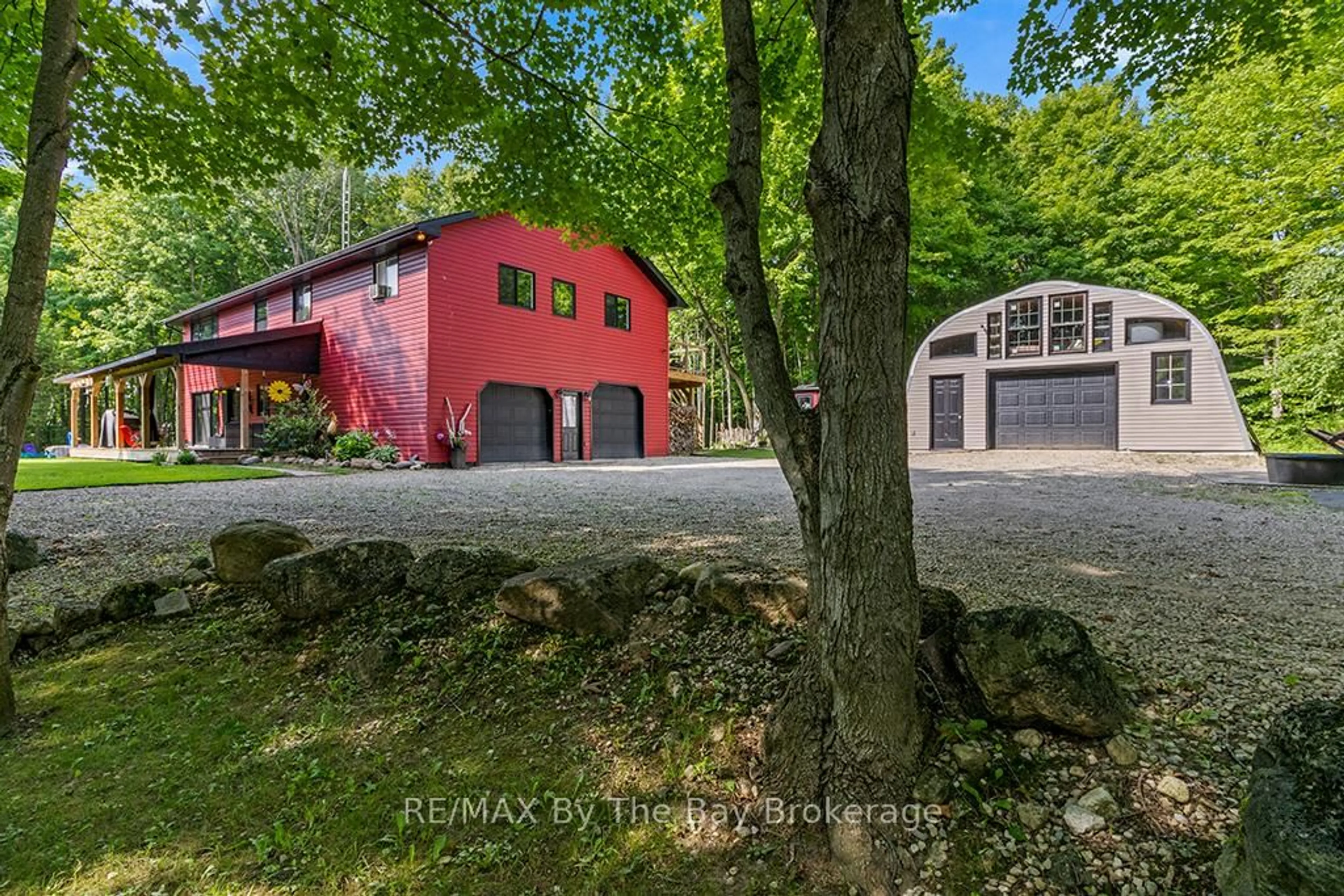 A pic from outside/outdoor area/front of a property/back of a property/a pic from drone, street for 600055 50 Sdrd, Chatsworth Ontario N0H 1R0
