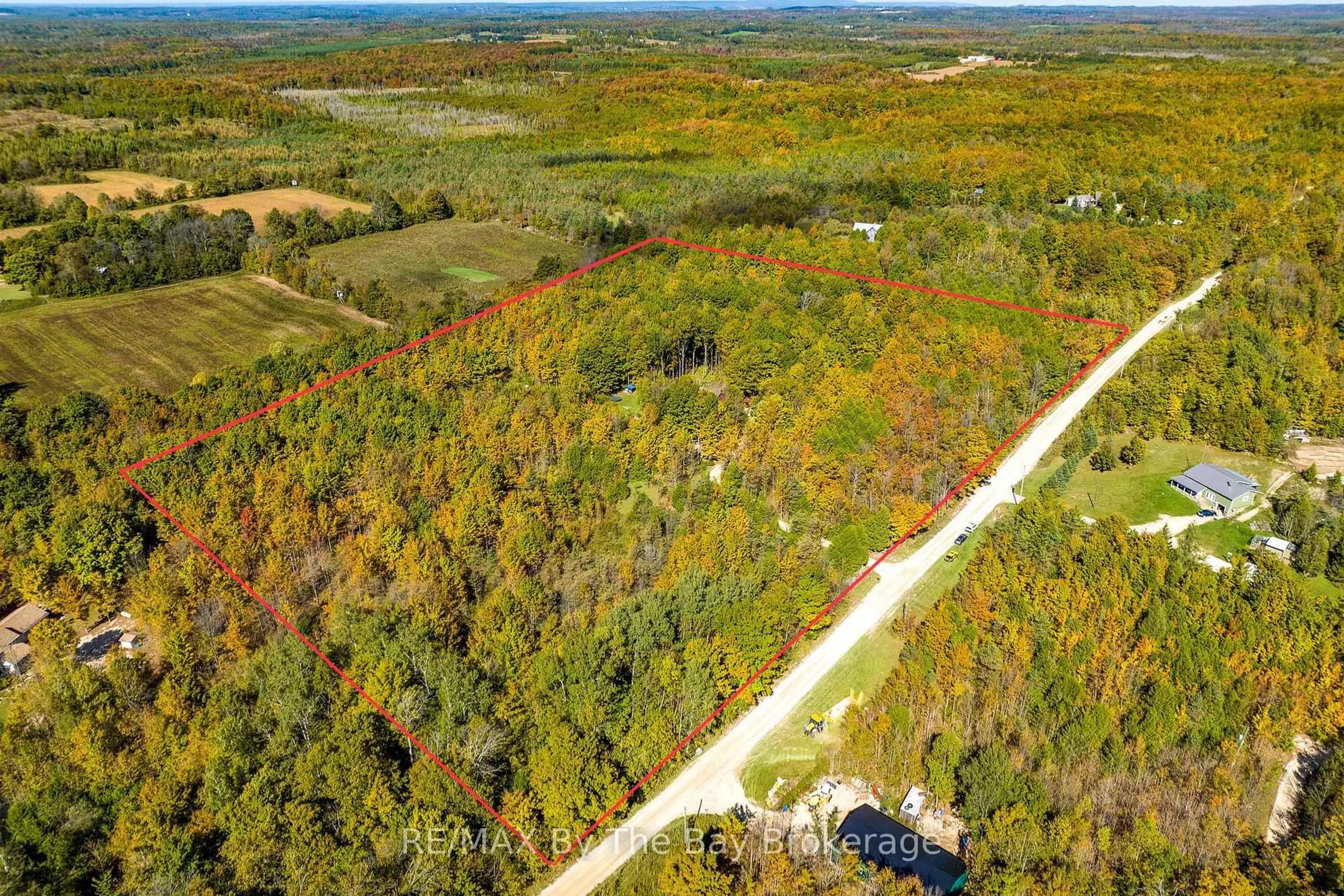 A pic from outside/outdoor area/front of a property/back of a property/a pic from drone, forest/trees view for 600055 50 Sdrd, Chatsworth Ontario N0H 1R0