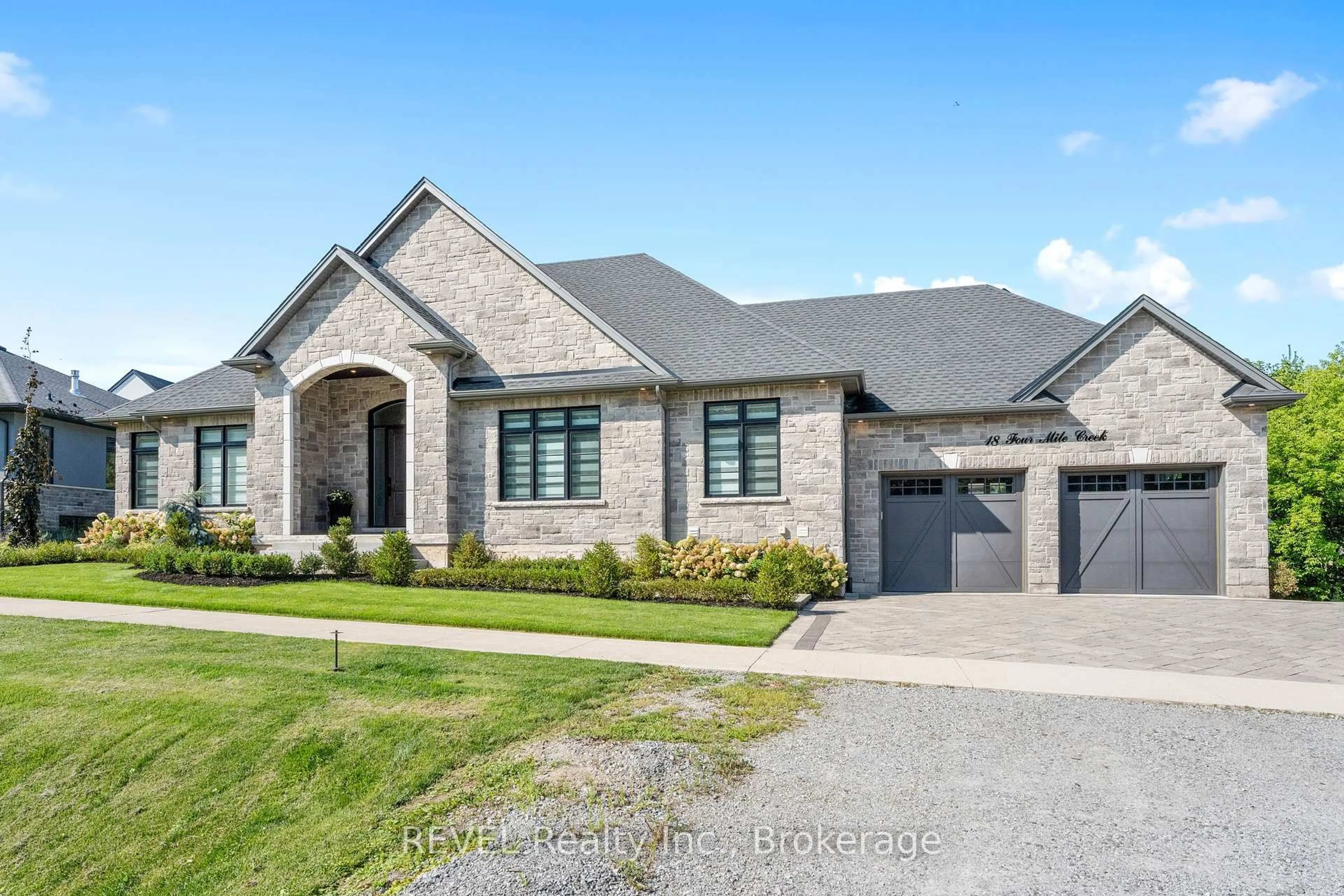 Home with brick exterior material, street for 18 Four Mile Creek Rd, Niagara-on-the-Lake Ontario L0S 1J1