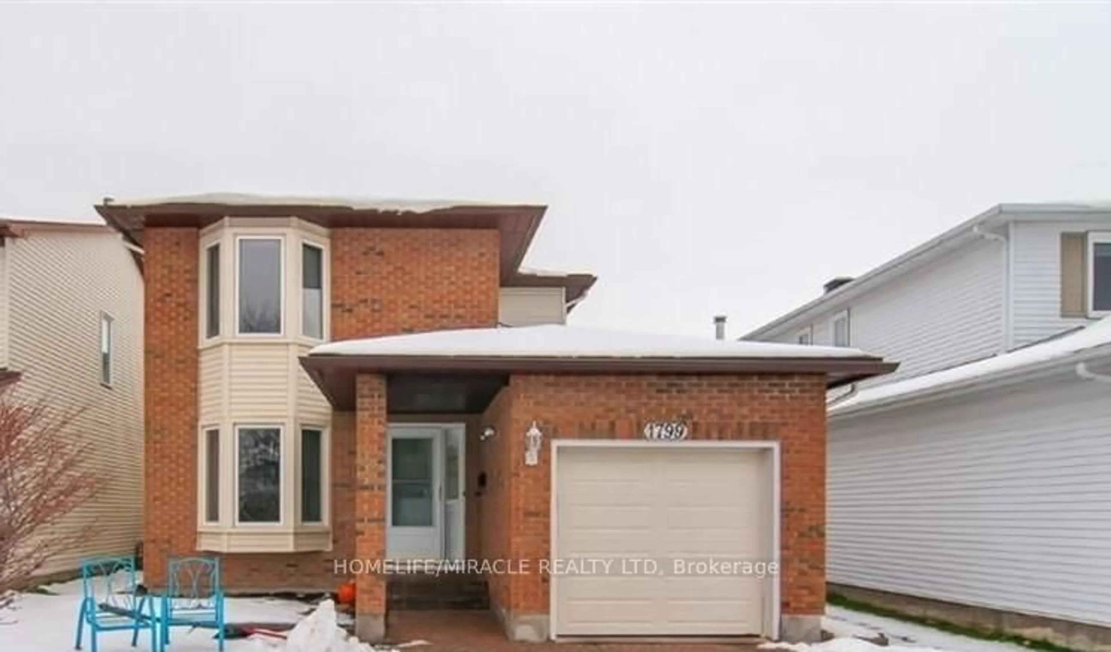 Home with brick exterior material, street for 1799 Bromont Way, Ottawa Ontario K1C 5H9