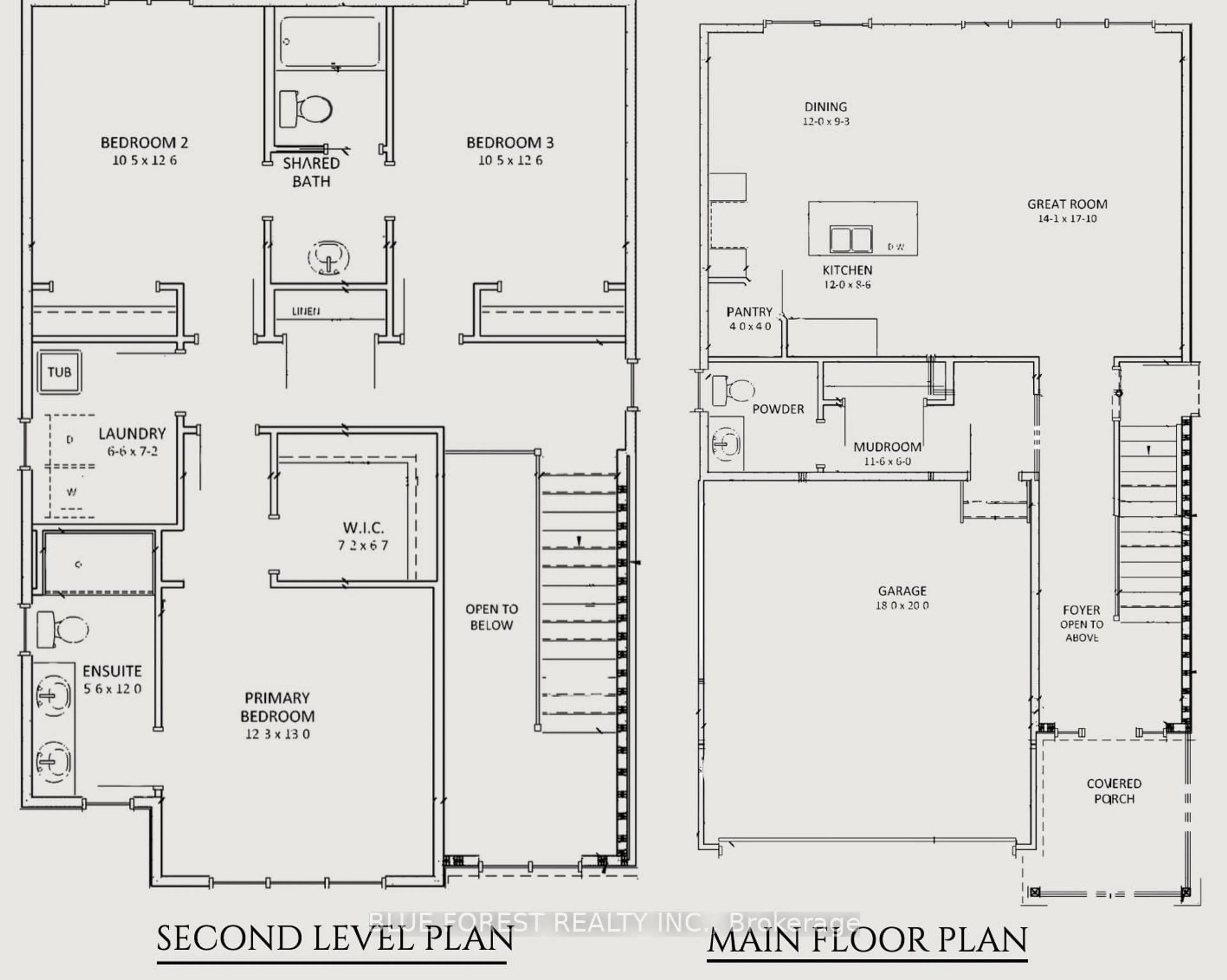 Floor plan for LOT 98 BEER Cres, Strathroy-Caradoc Ontario N7G 3K5