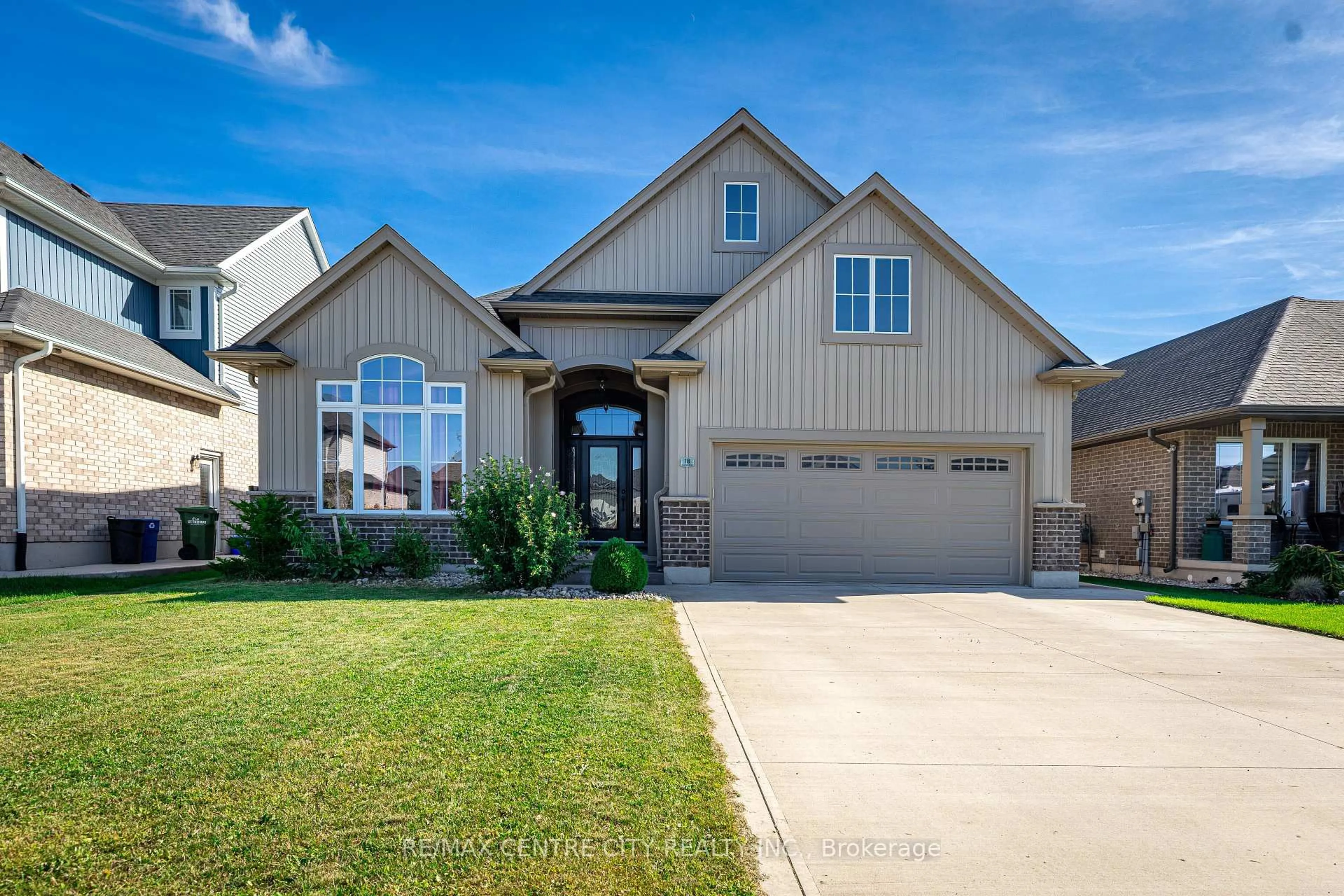 Home with brick exterior material, street for 18 Murifield Dr, St. Thomas Ontario N5R 0K3