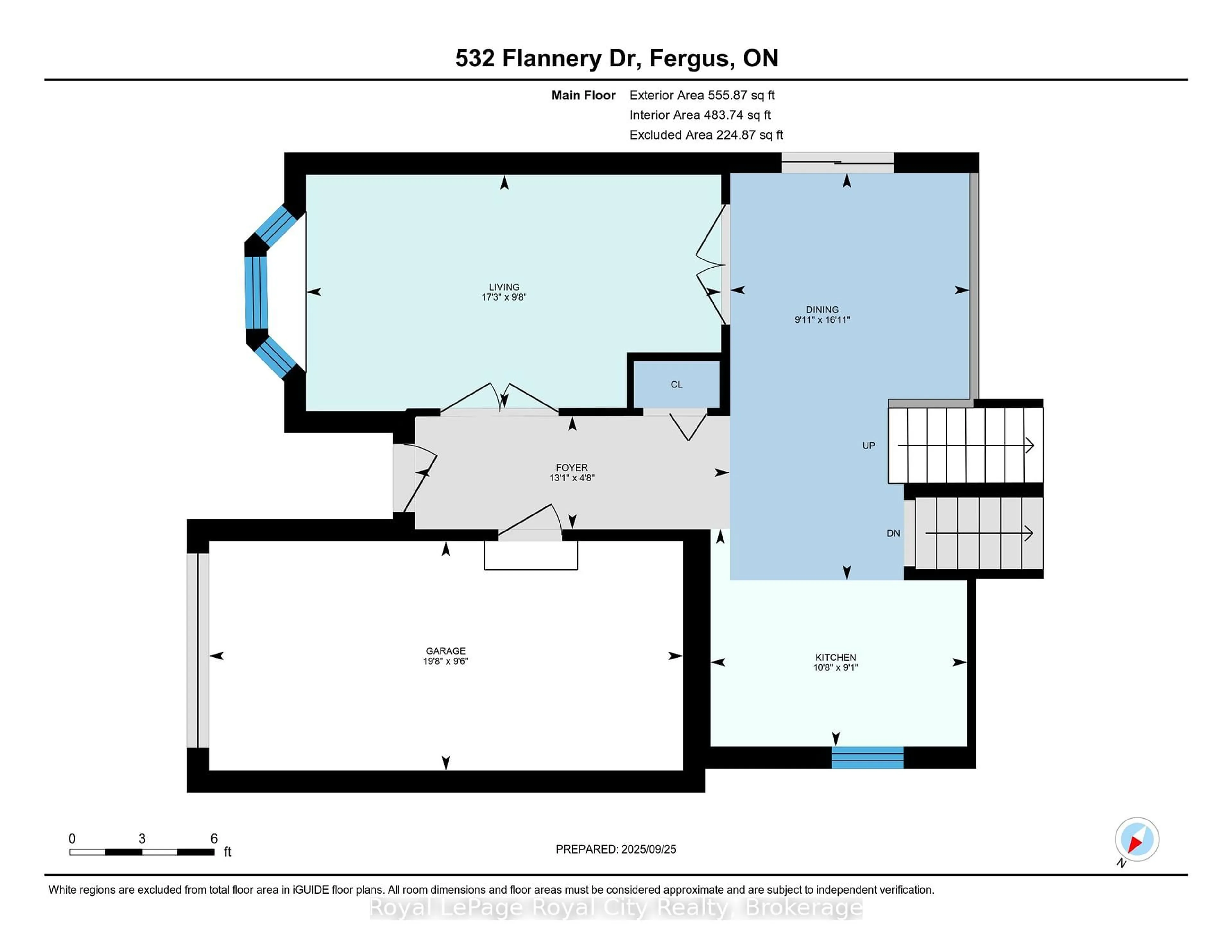 Floor plan for 532 Flannery Dr, Centre Wellington Ontario N1M 3P4