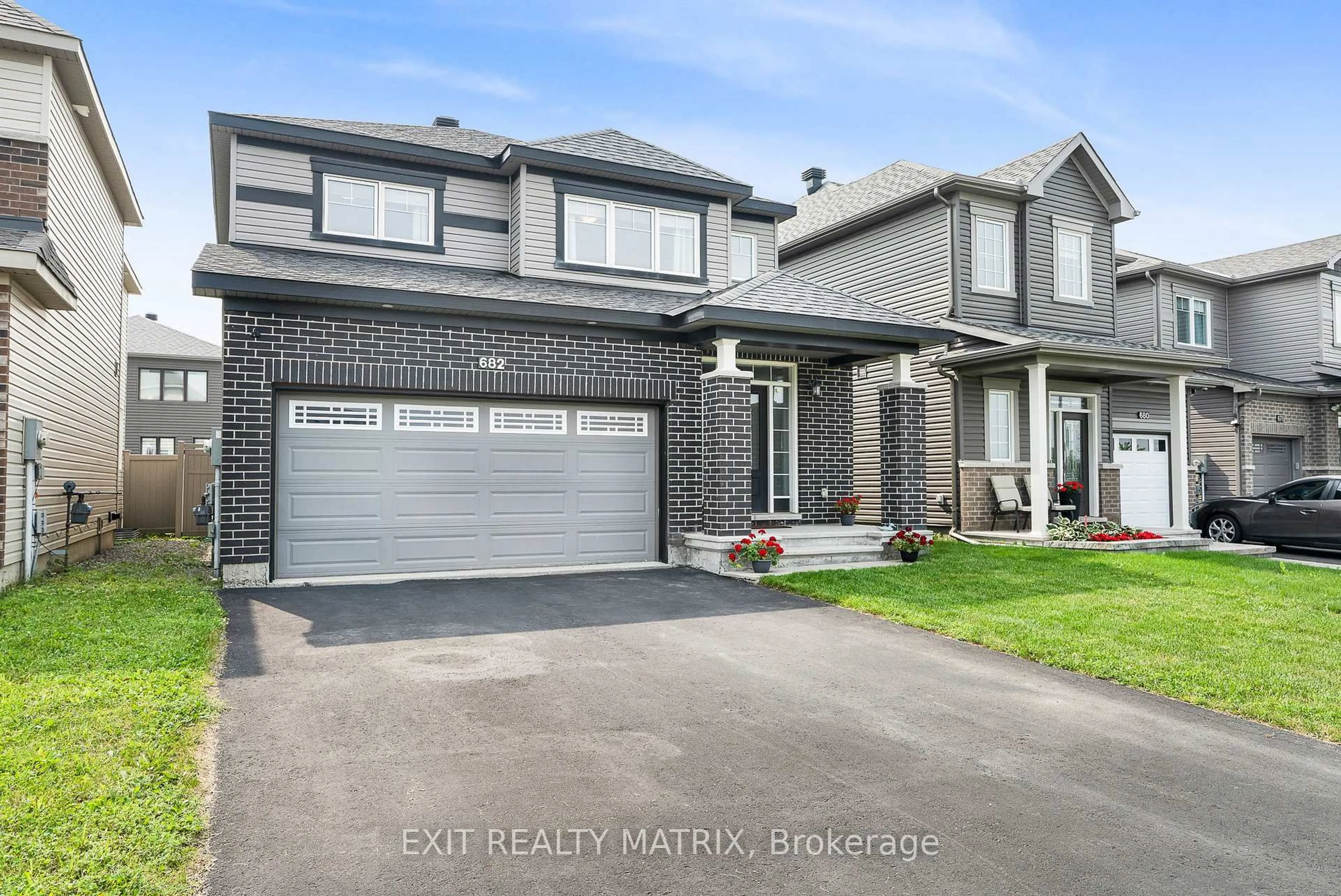 Home with brick exterior material, street for 682 Decoeur Dr, Orleans Ontario K4A 1H1