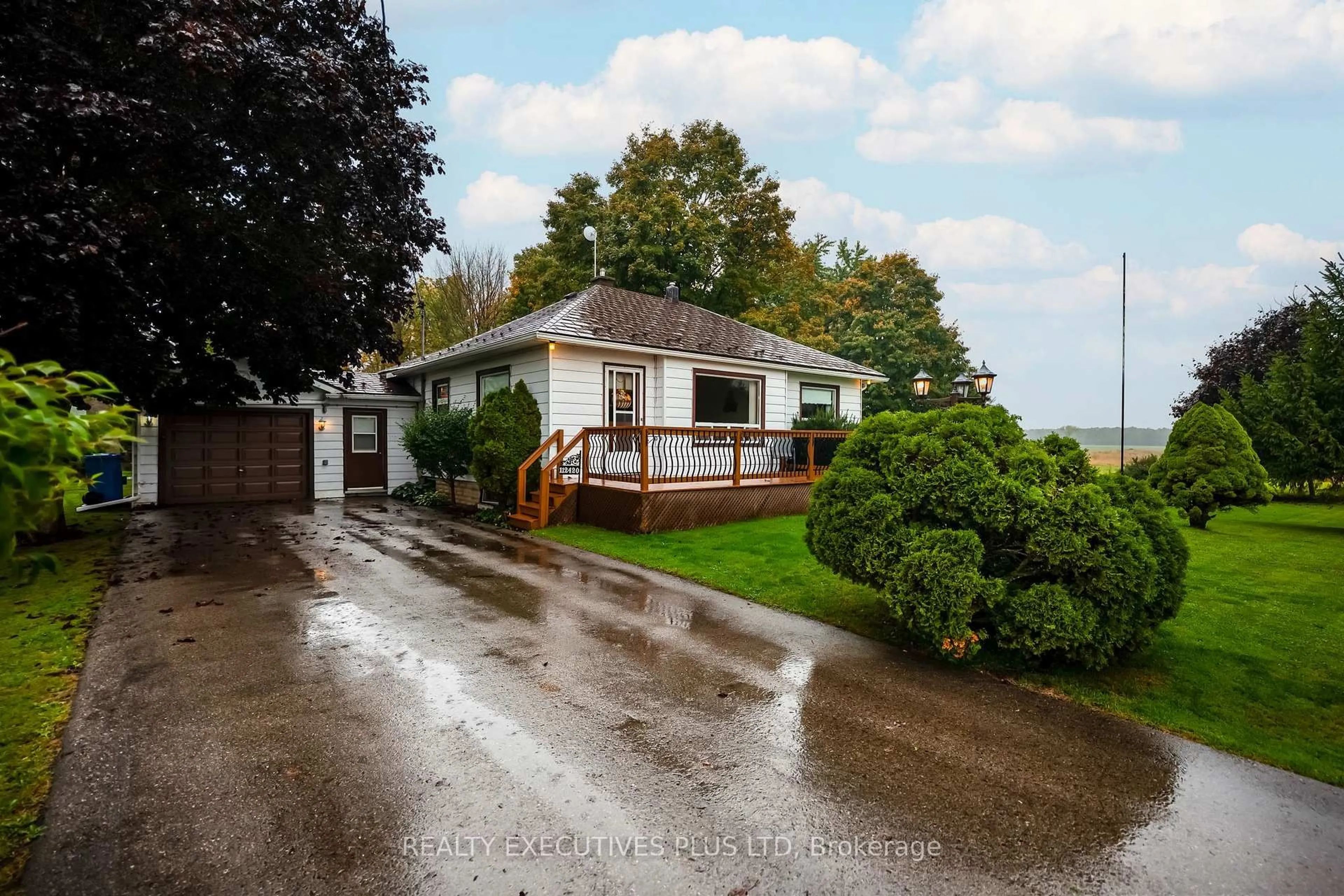 A pic from outside/outdoor area/front of a property/back of a property/a pic from drone, street for 112420 Grey Road 14 Rd, Southgate Ontario N0C 1B0