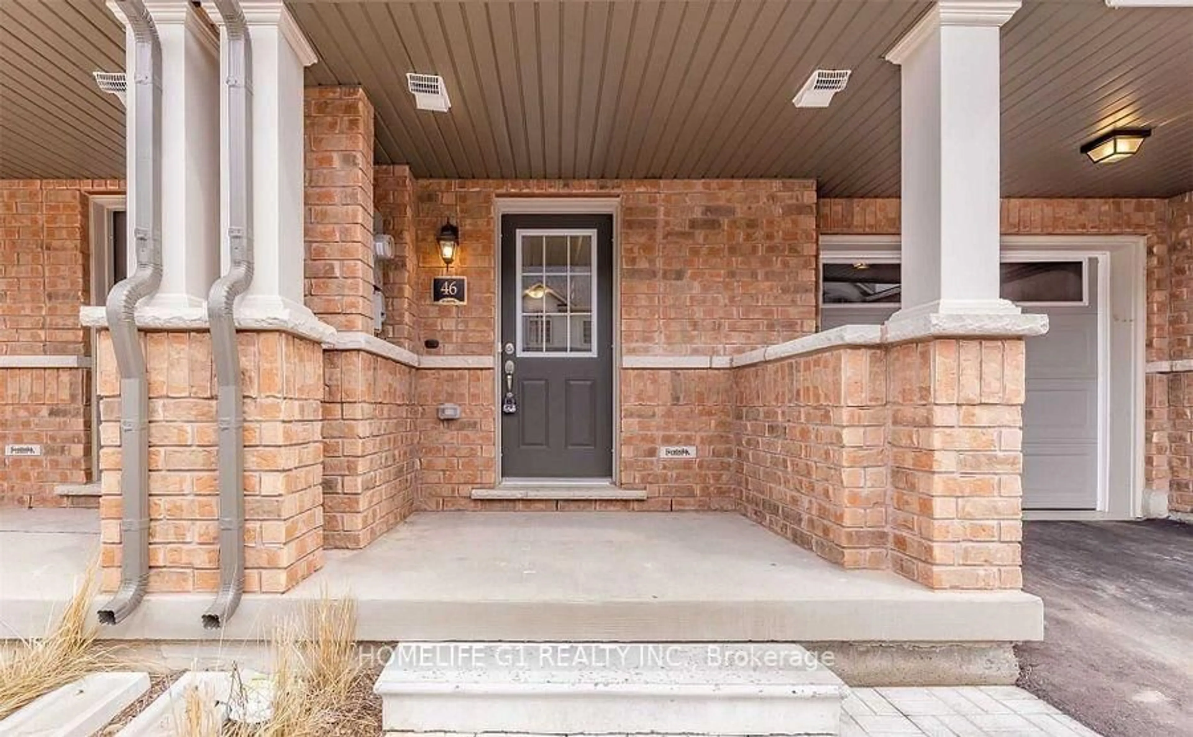 Home with brick exterior material, street for 755 Linden Dr #46, Cambridge Ontario N3H 0E4