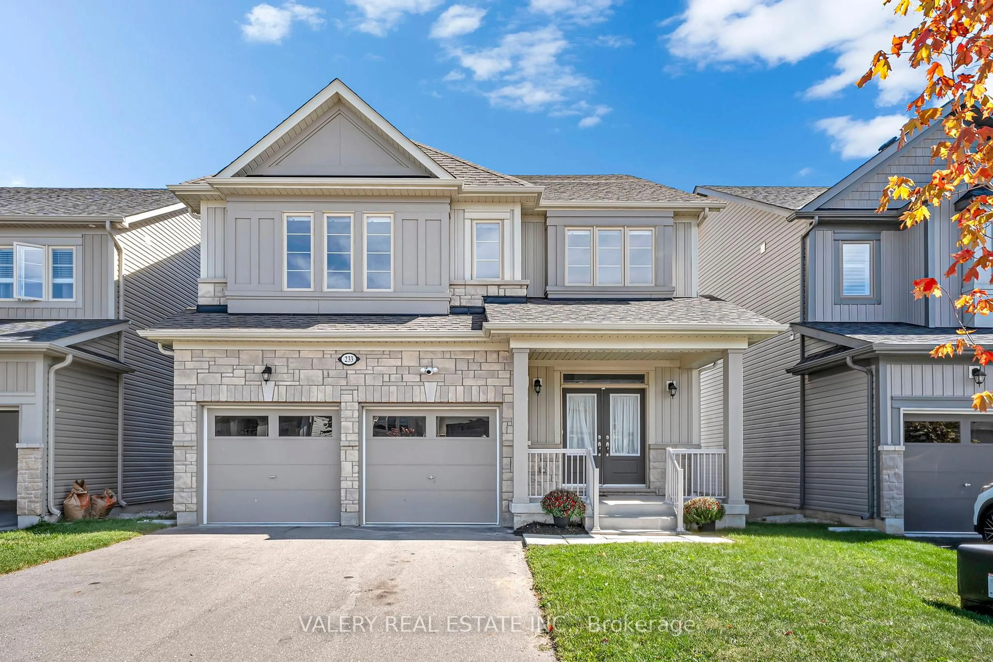 Home with brick exterior material, street for 233 Mcfarlane Cres, Centre Wellington Ontario N1M 0G6