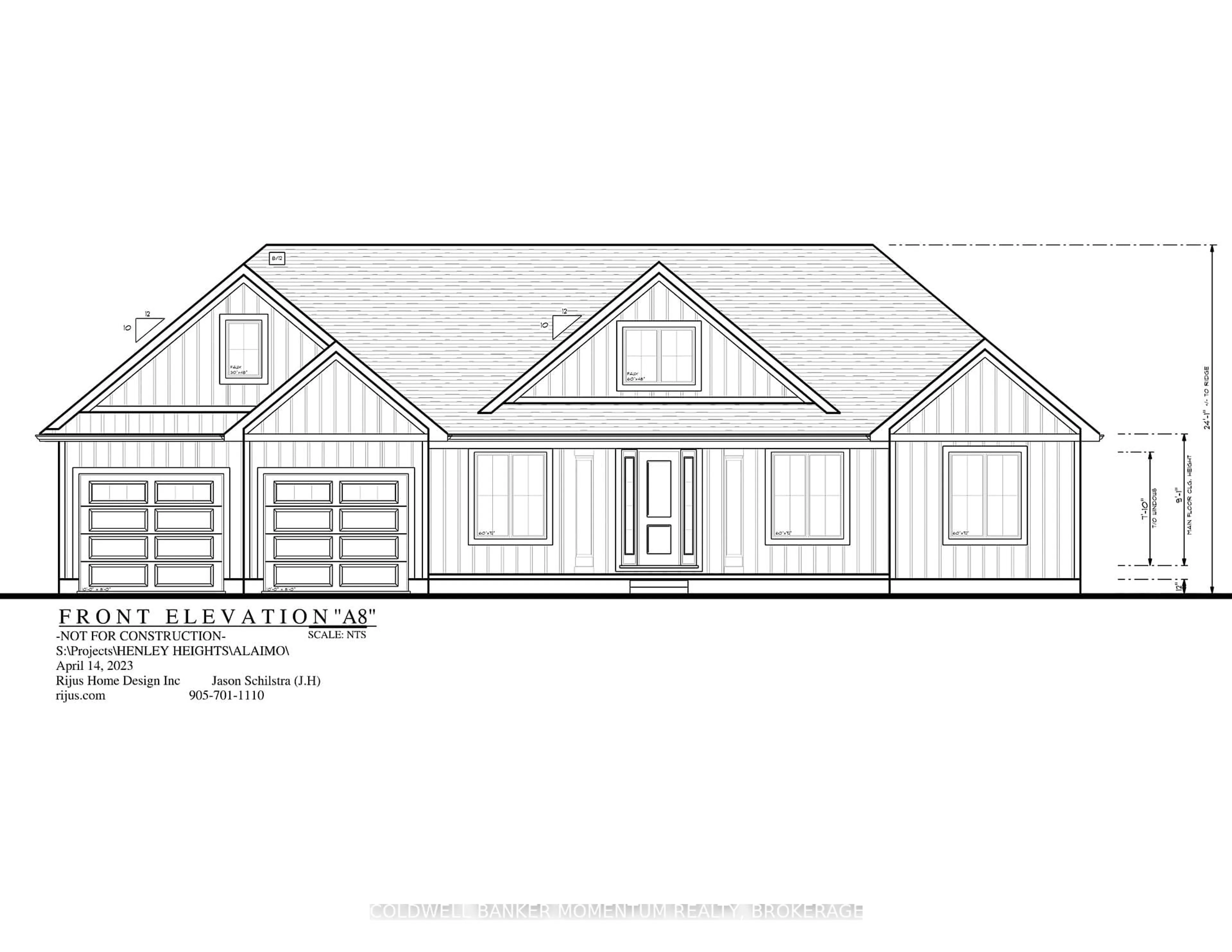 Floor plan for Parcel 8 Tintern Rd, Lincoln Ontario L0R 2C0