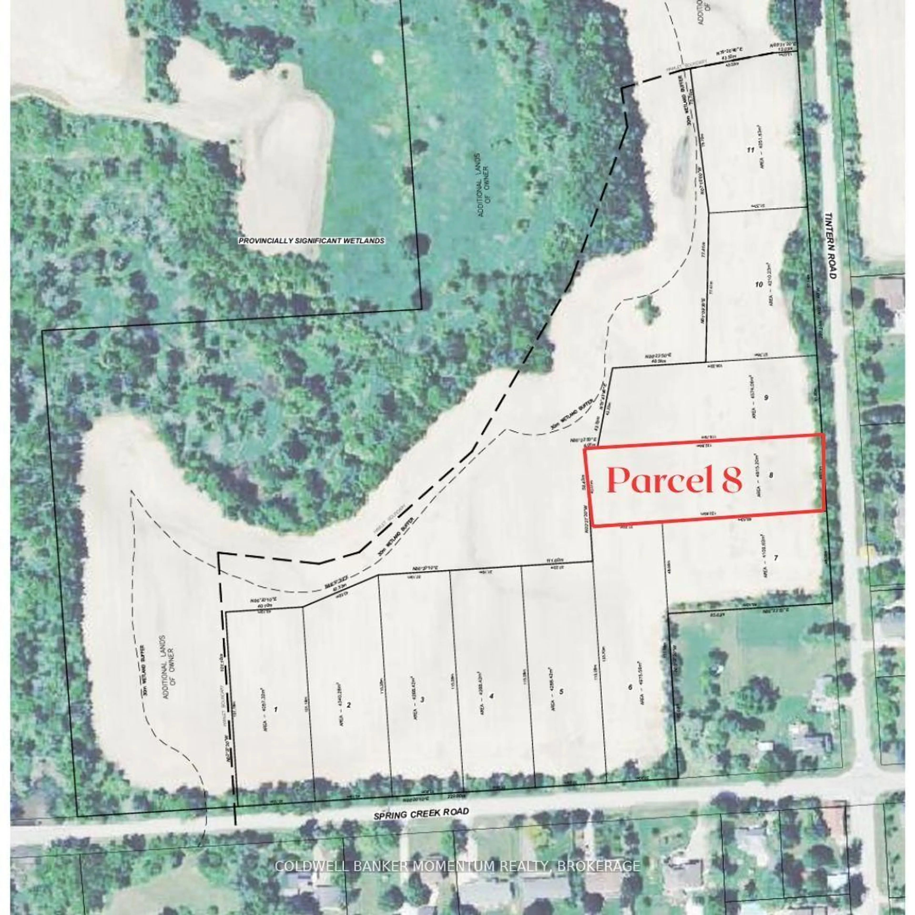 Picture of a map for Parcel 8 Tintern Rd, Lincoln Ontario L0R 2C0