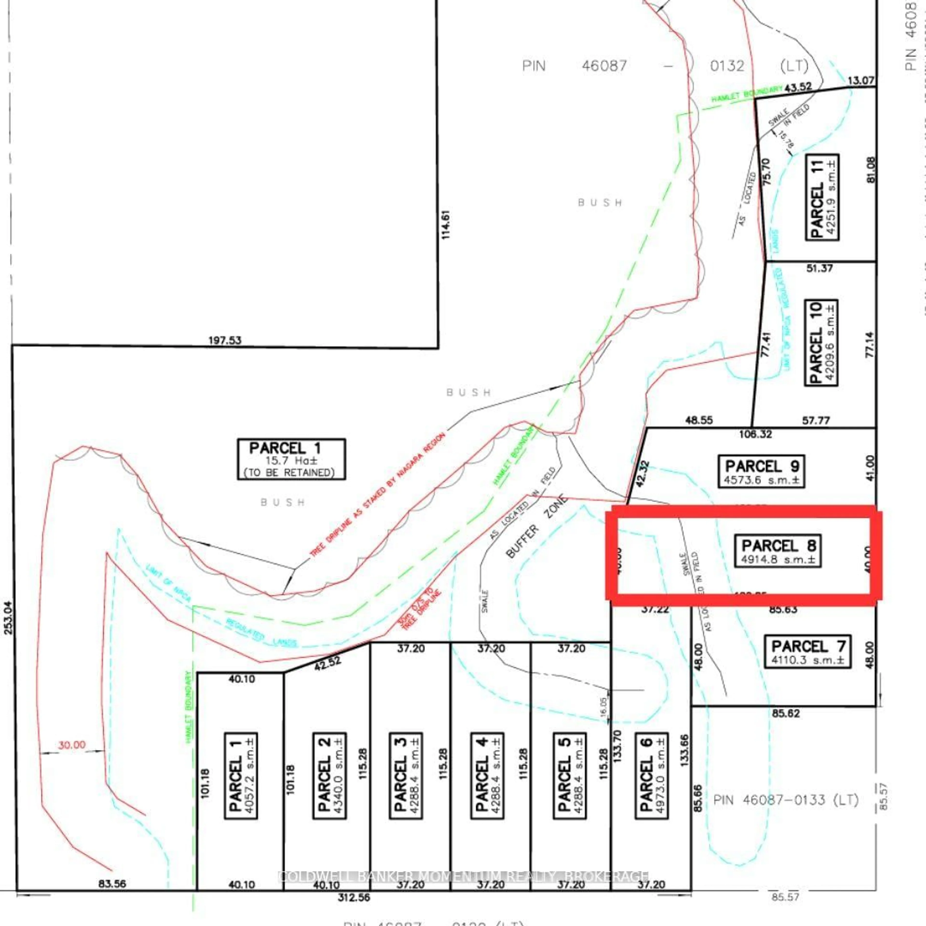Floor plan for Parcel 8 Tintern Rd, Lincoln Ontario L0R 2C0