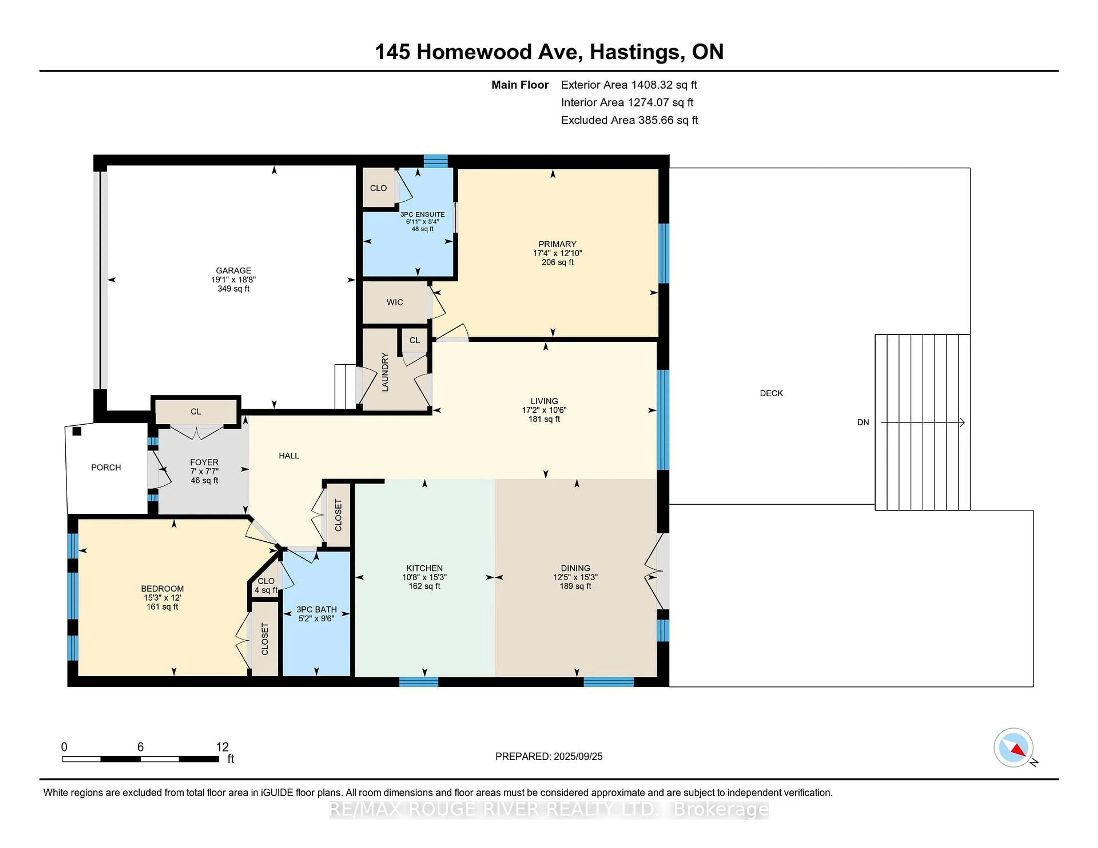 Floor plan for 145 Homewood Ave, Trent Hills Ontario K0L 1Y0