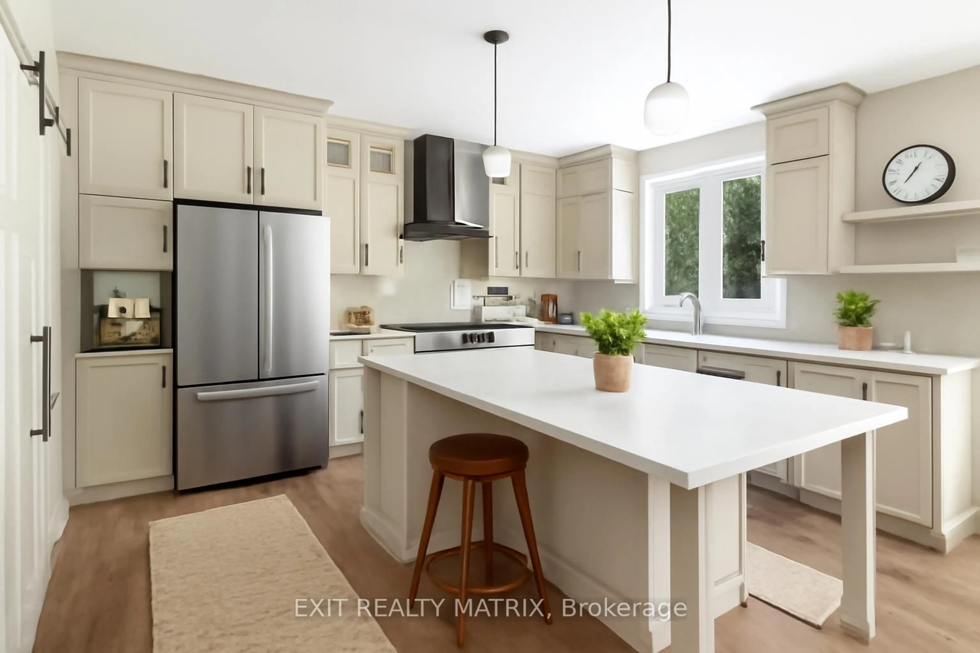 Open concept kitchen, ceramic/tile floor for 1375 Fribourg St, Russell Ontario K0A 1W0