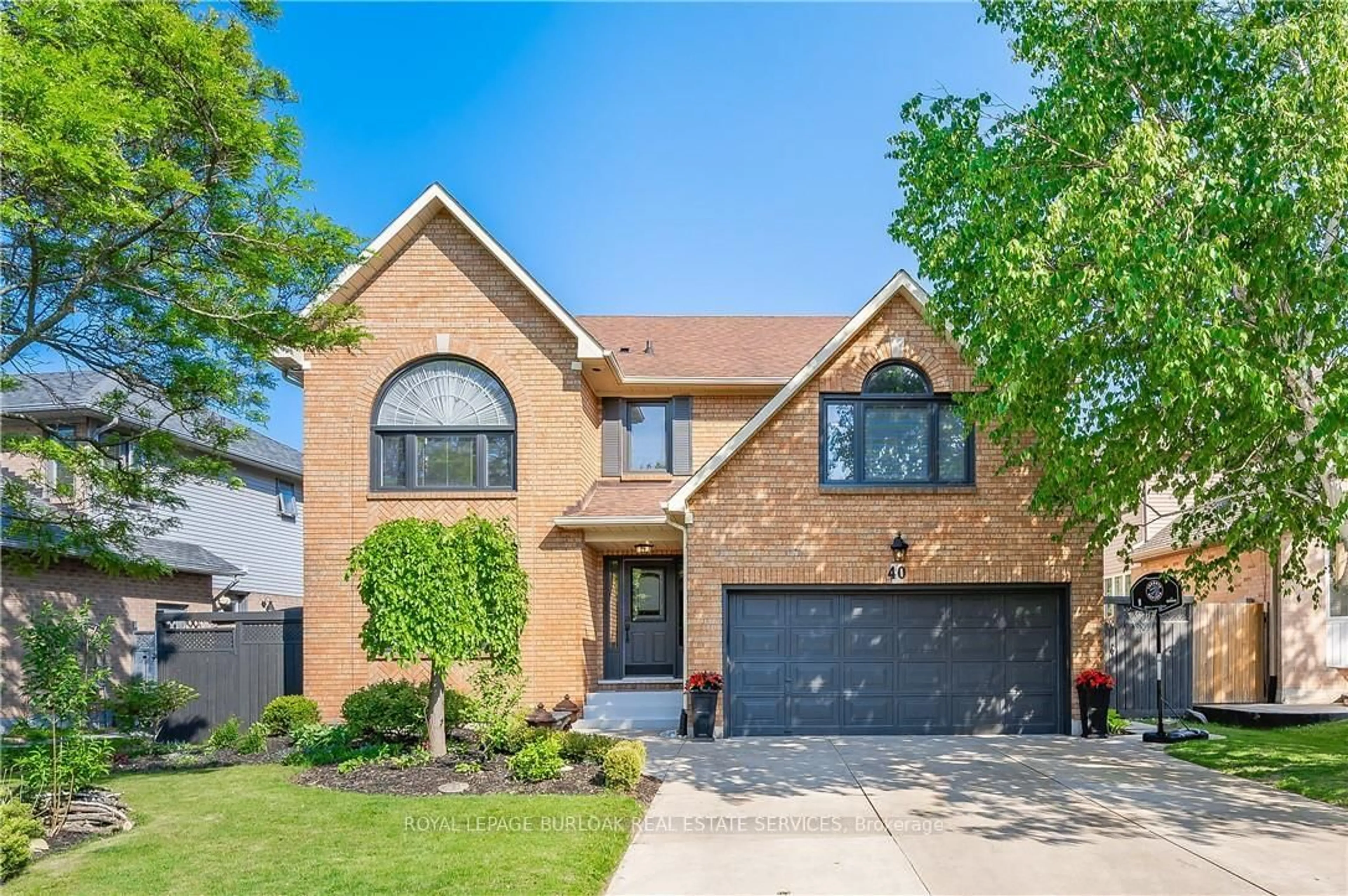Home with brick exterior material, street for 40 Springfield Blvd, Hamilton Ontario L9K 1H8