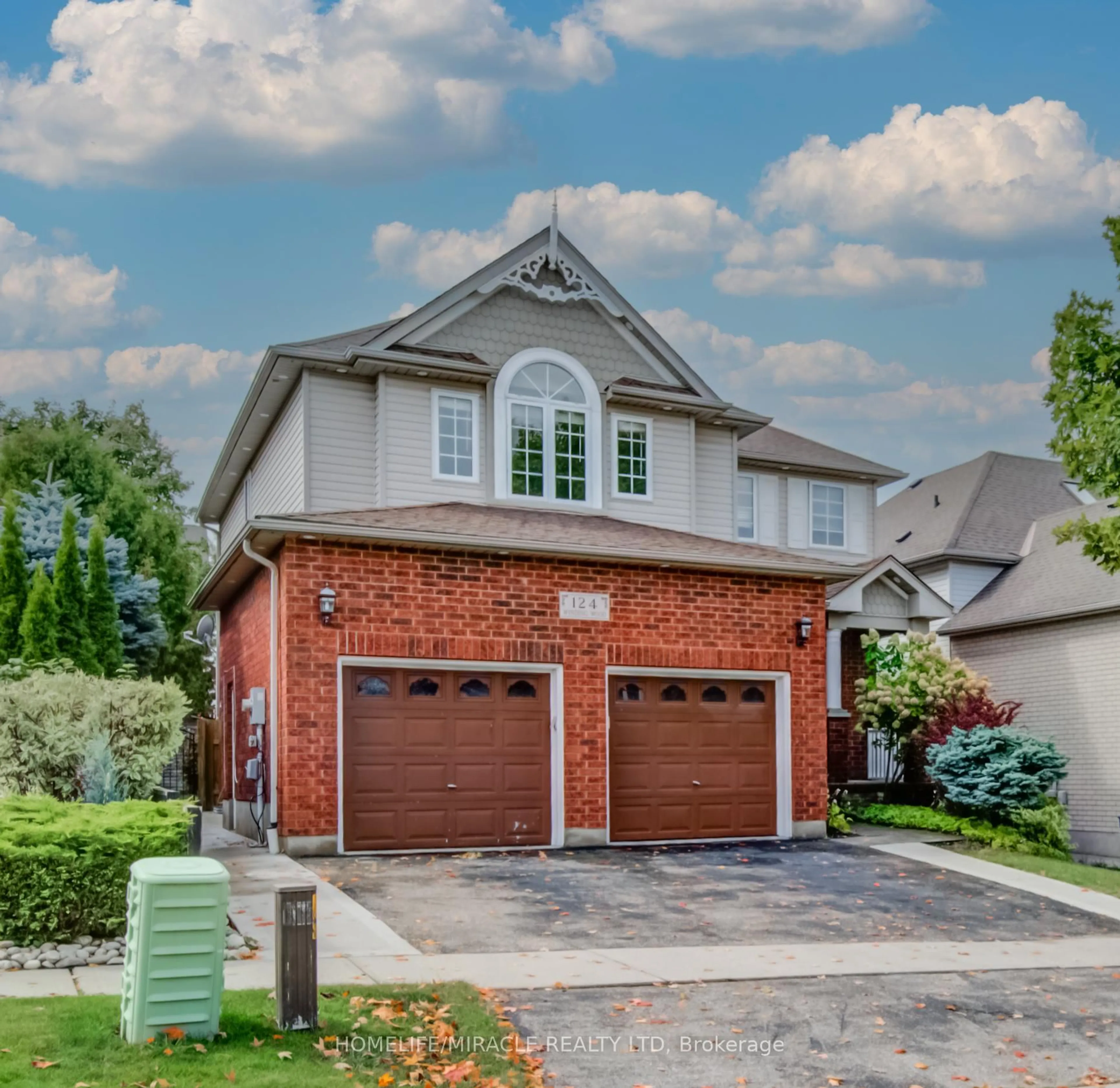 Home with brick exterior material, street for 124 Winding Wood Cres, Kitchener Ontario N2P 2L7