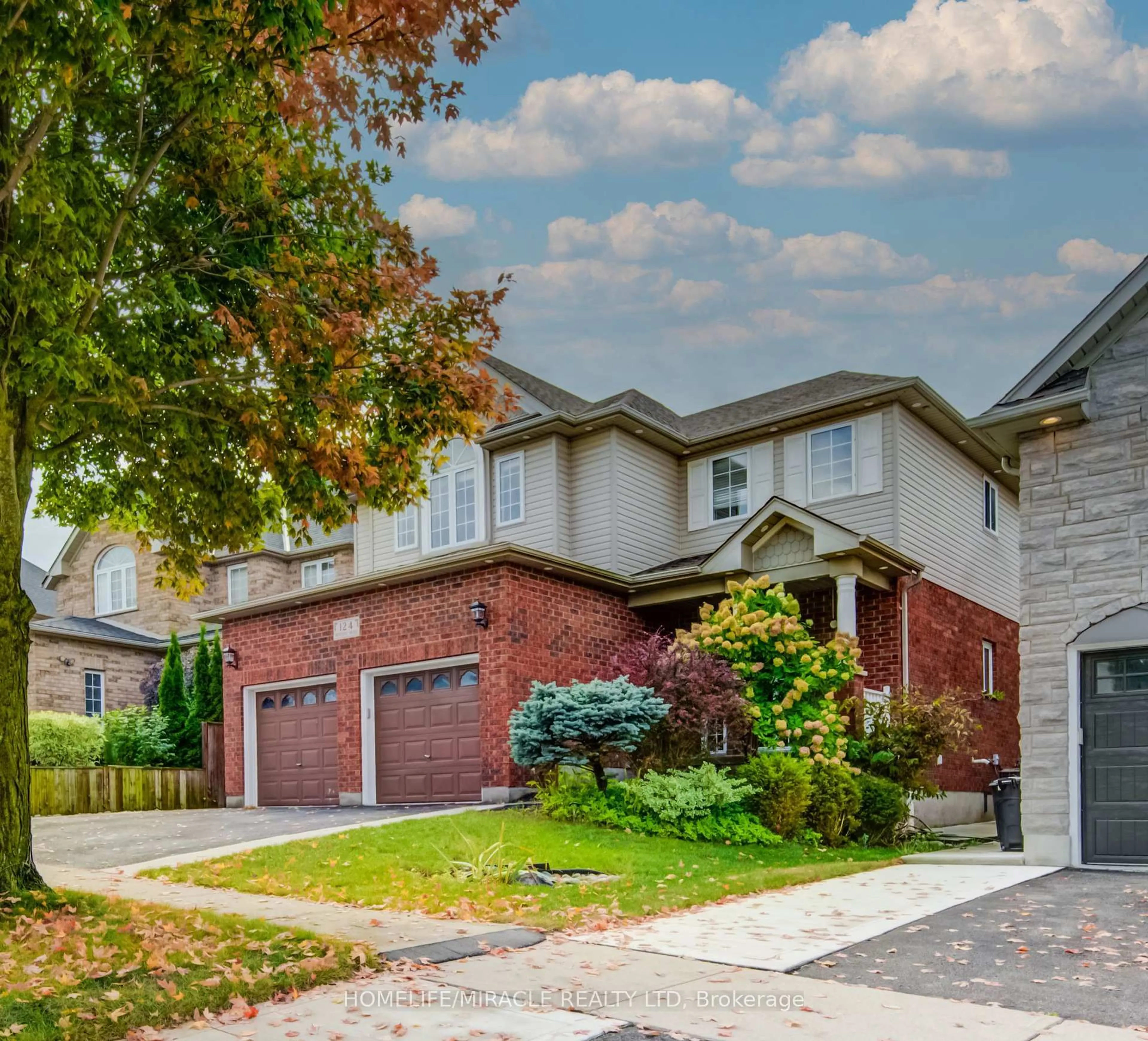 Home with brick exterior material, street for 124 Winding Wood Cres, Kitchener Ontario N2P 2L7