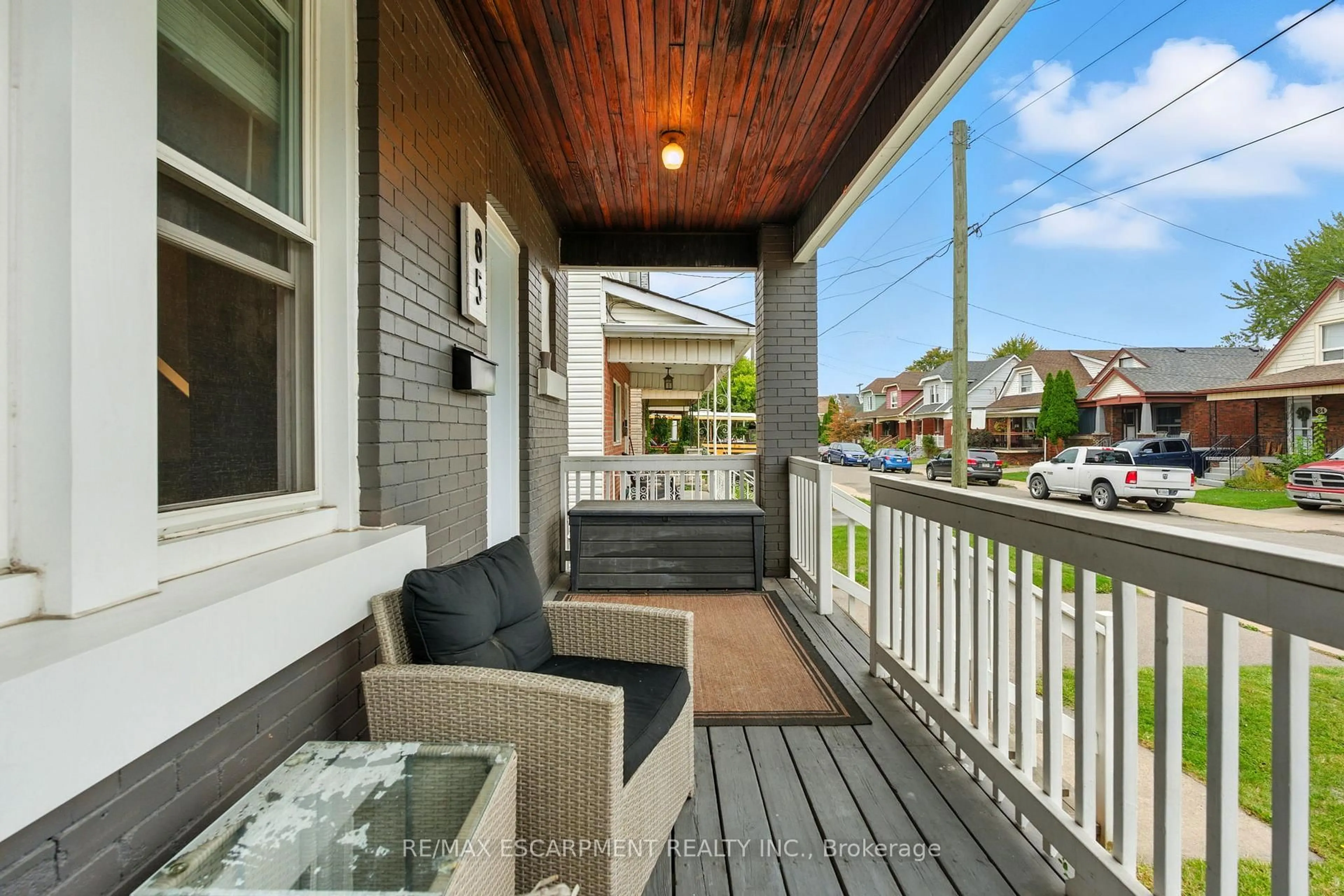 Patio, street for 85 Crosthwaite Ave, Hamilton Ontario L8H 4V3