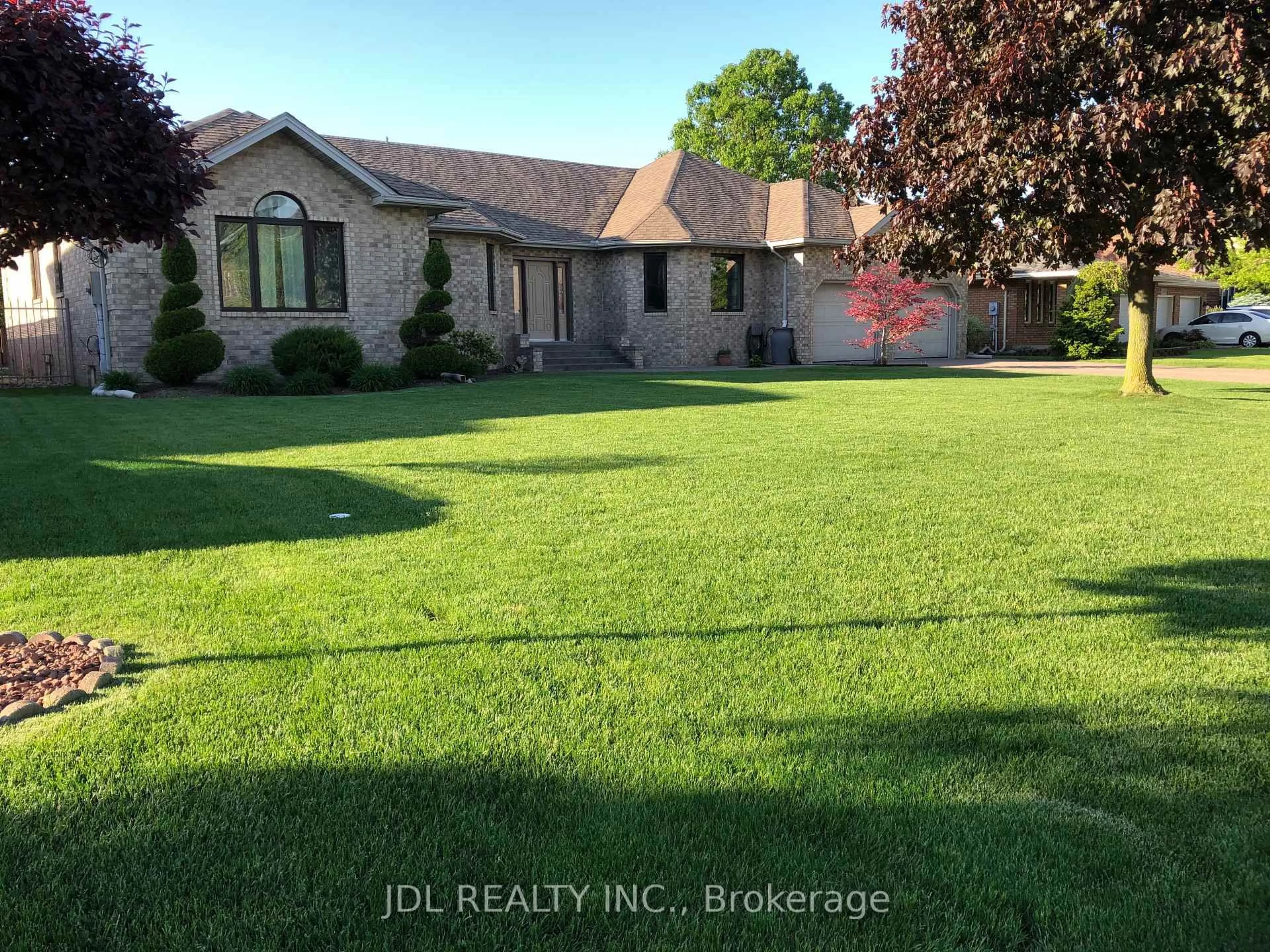 A pic from outside/outdoor area/front of a property/back of a property/a pic from drone, water/lake/river/ocean view for 12356 Charlene Lane, Tecumseh Ontario N9K 1B1