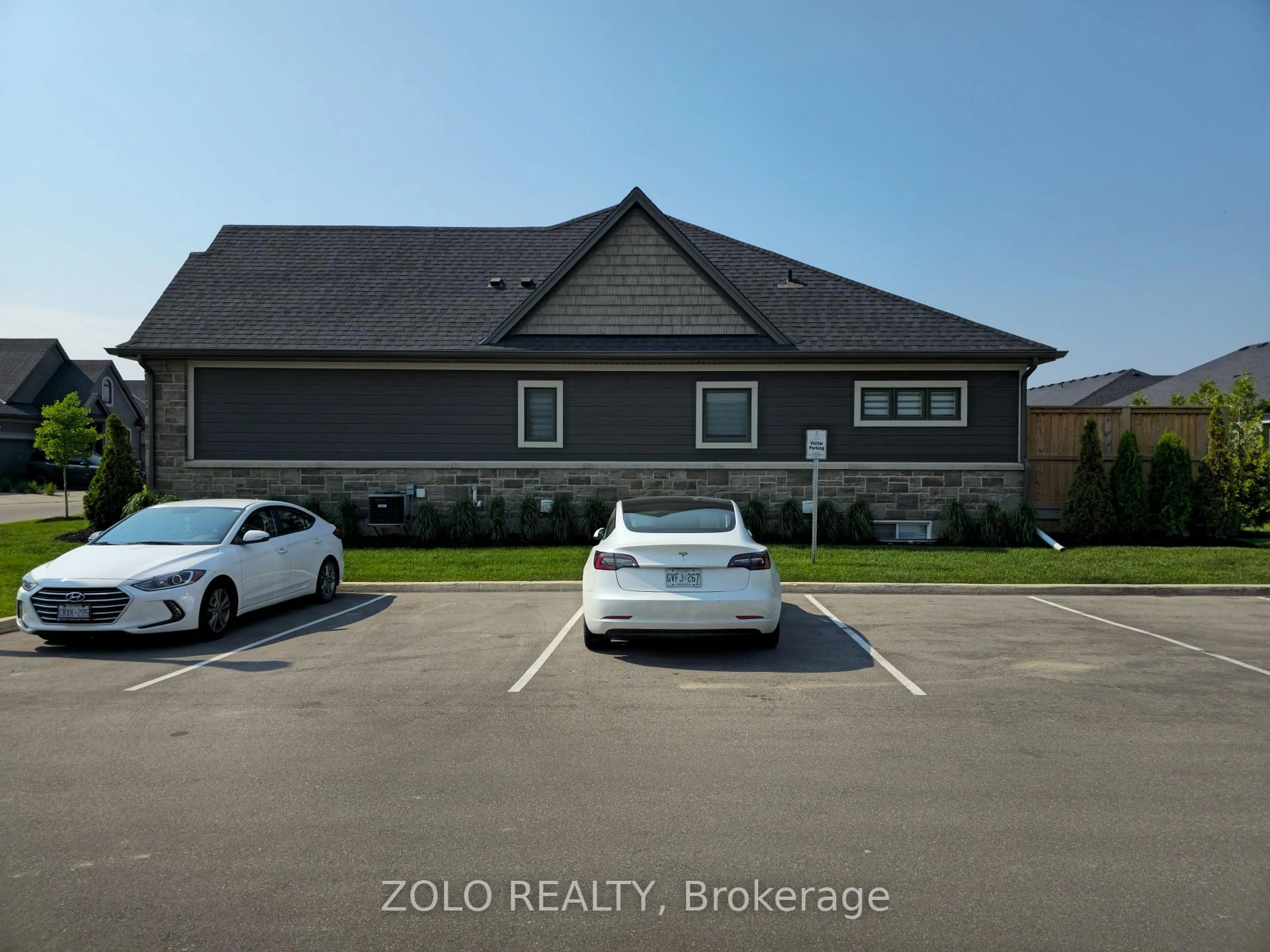 A pic from outside/outdoor area/front of a property/back of a property/a pic from drone, unknown for 154 Port Robinson Rd #82, Pelham Ontario L0S 1E6