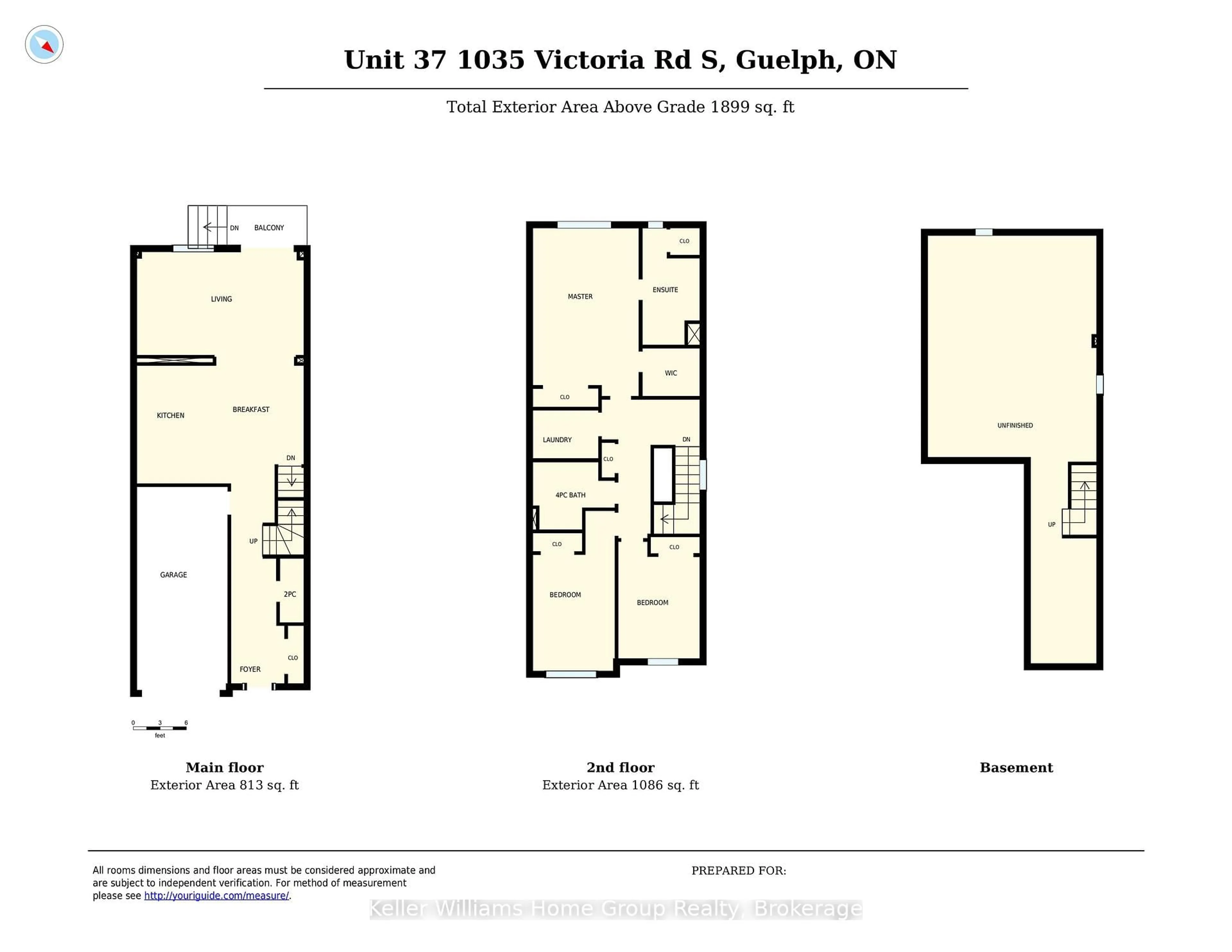 Floor plan for 1035 Victoria Rd ##37, Guelph Ontario N1L 0H5