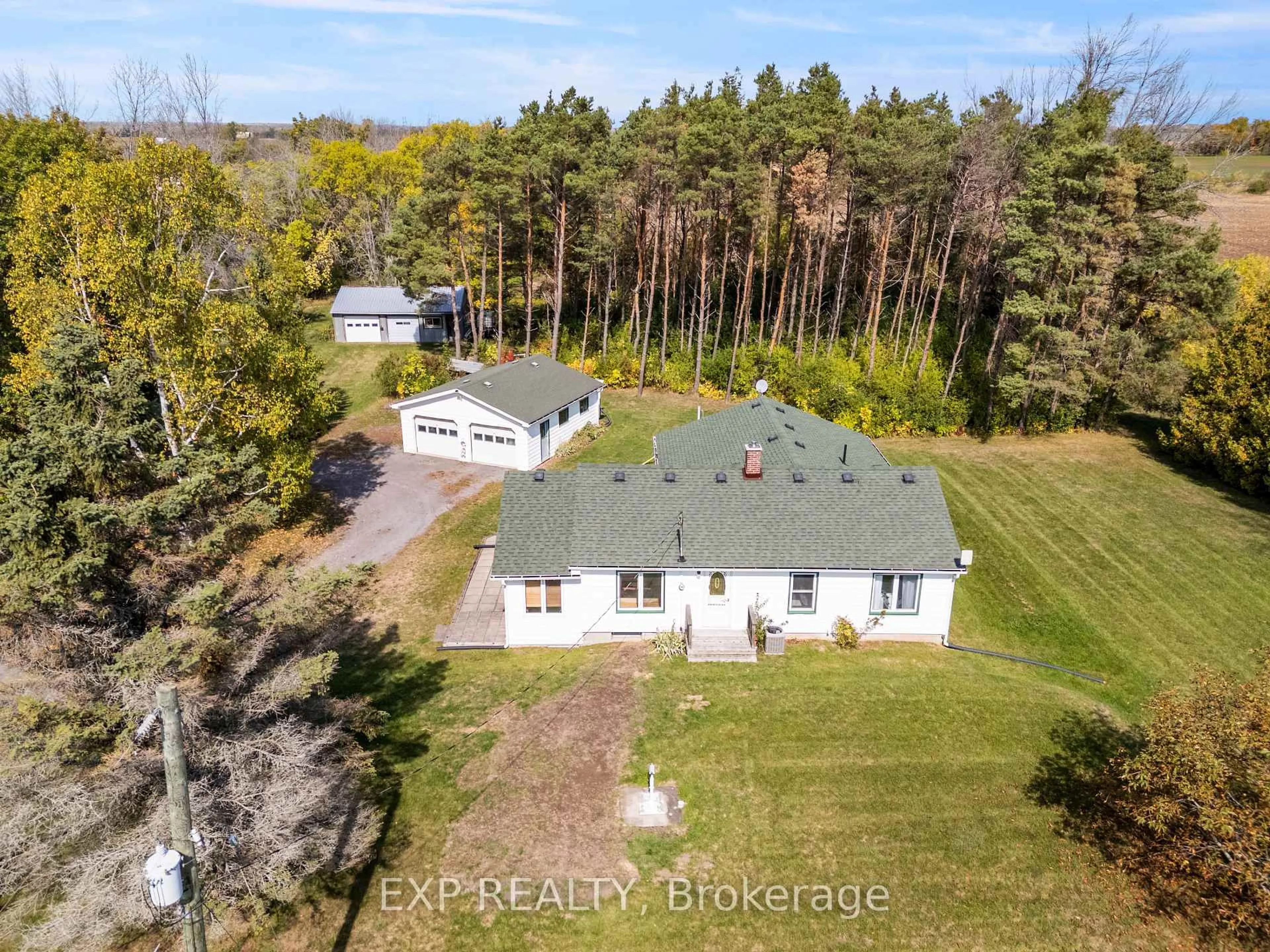 A pic from outside/outdoor area/front of a property/back of a property/a pic from drone, unknown for 27 Belleville Rd, Tyendinaga Ontario K0K 1X0