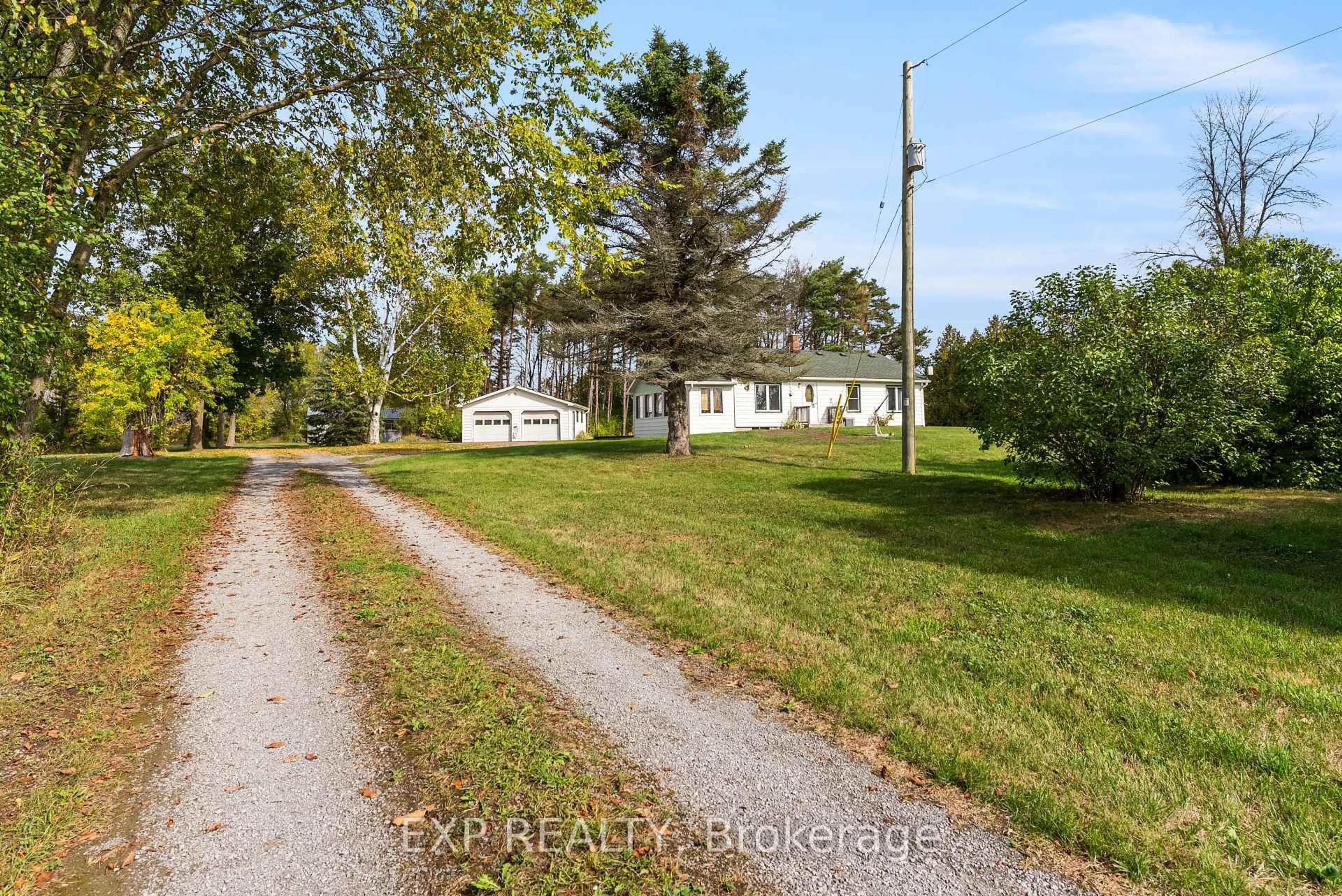 A pic from outside/outdoor area/front of a property/back of a property/a pic from drone, street for 27 Belleville Rd, Tyendinaga Ontario K0K 1X0