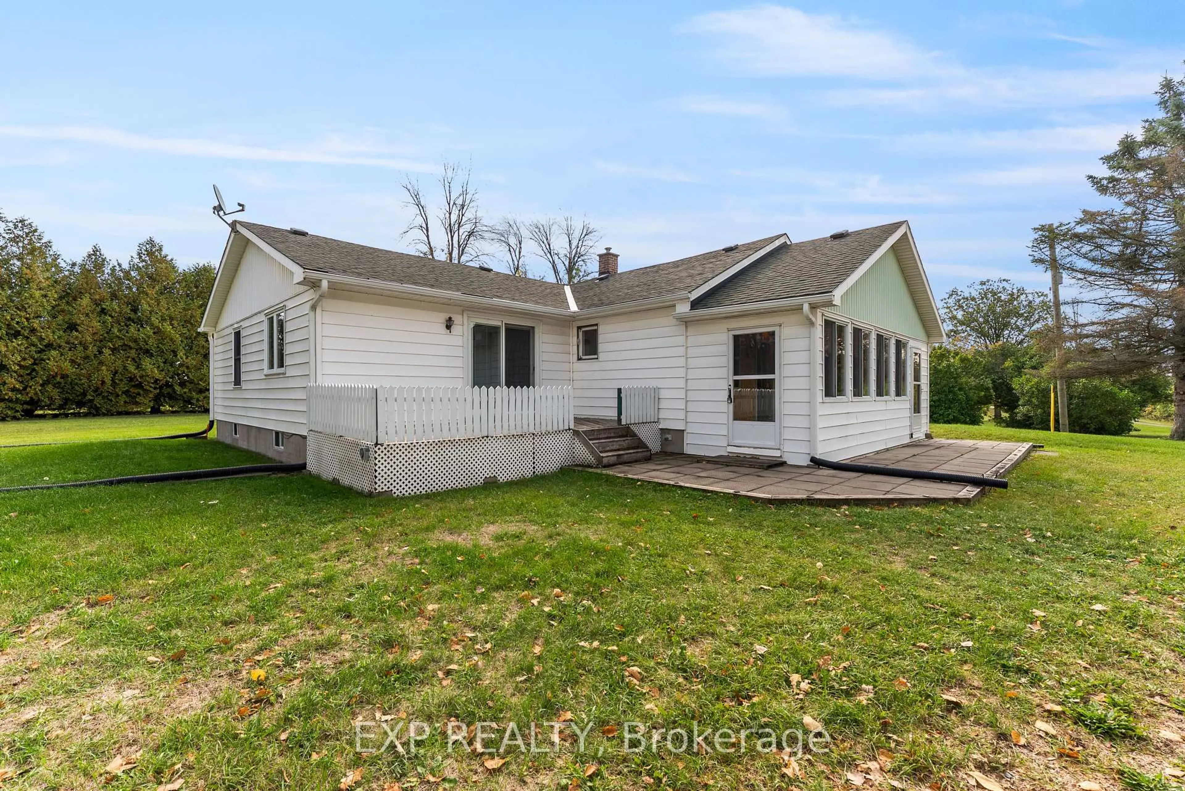 A pic from outside/outdoor area/front of a property/back of a property/a pic from drone, unknown for 27 Belleville Rd, Tyendinaga Ontario K0K 1X0