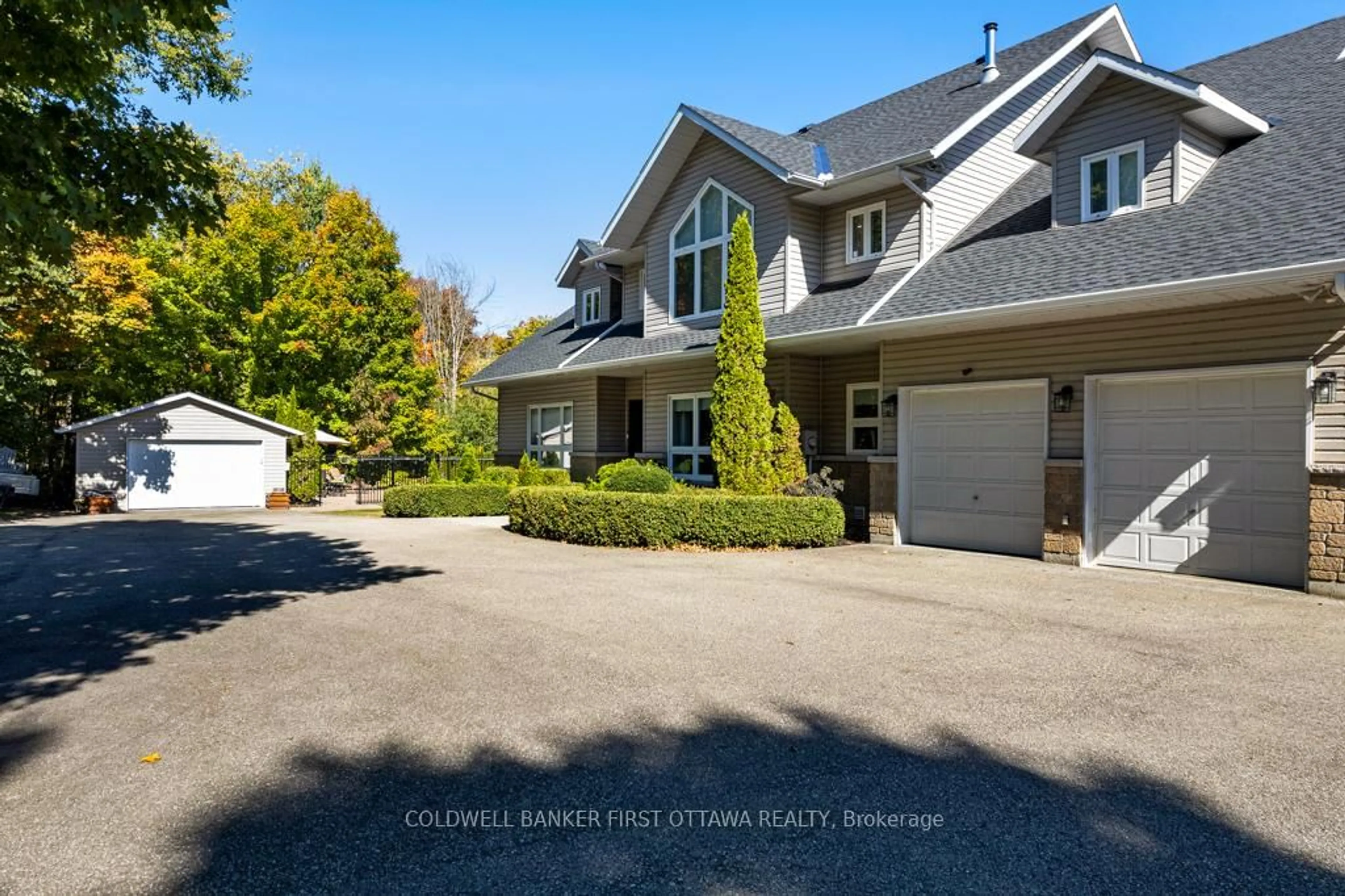 A pic from outside/outdoor area/front of a property/back of a property/a pic from drone, water/lake/river/ocean view for 4788B Briton Houghton Bay Rd, Rideau Lakes Ontario K0G 1V0
