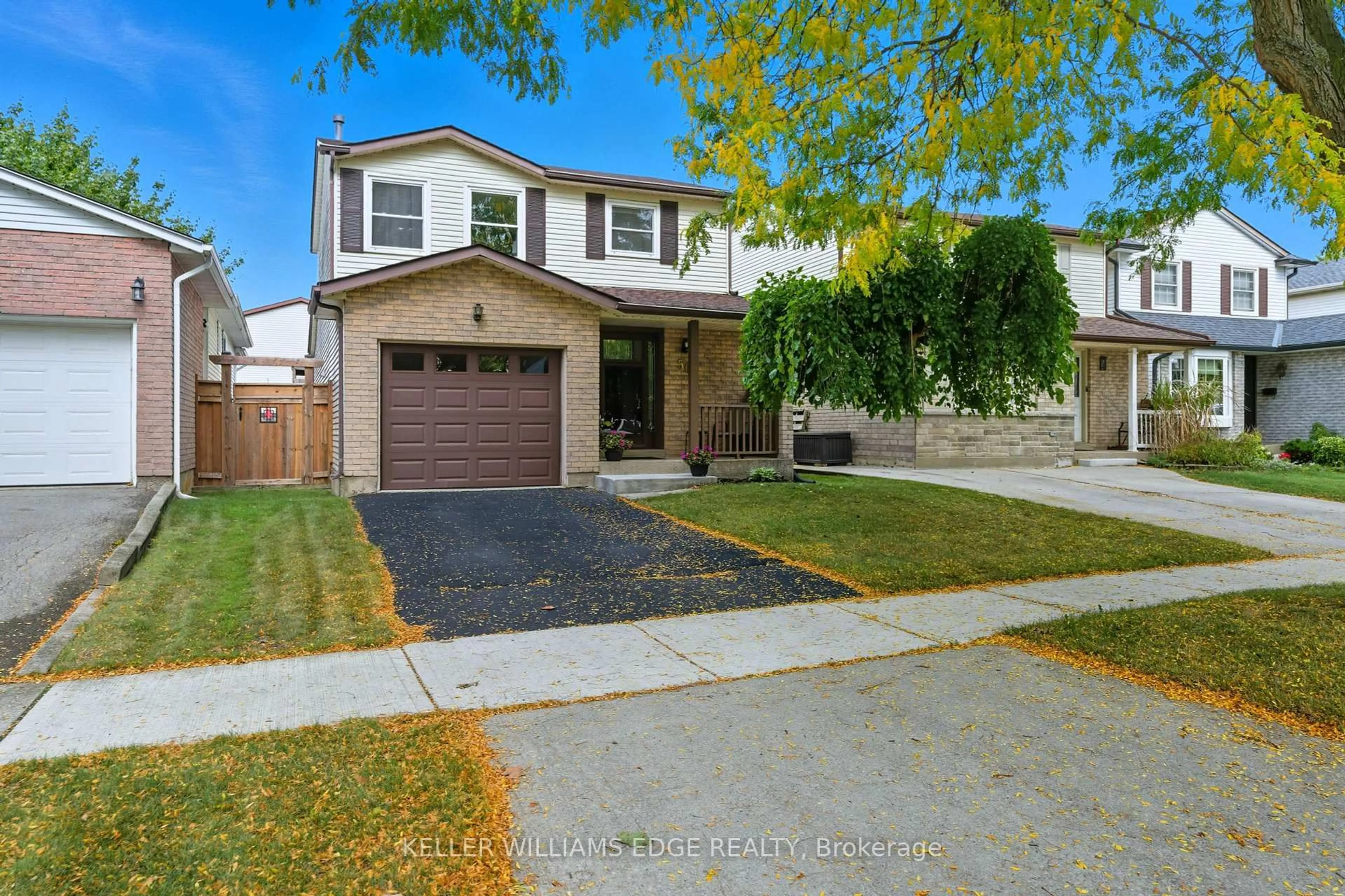Home with brick exterior material, street for 56 Muscot Dr, Hamilton Ontario L8J 2B3