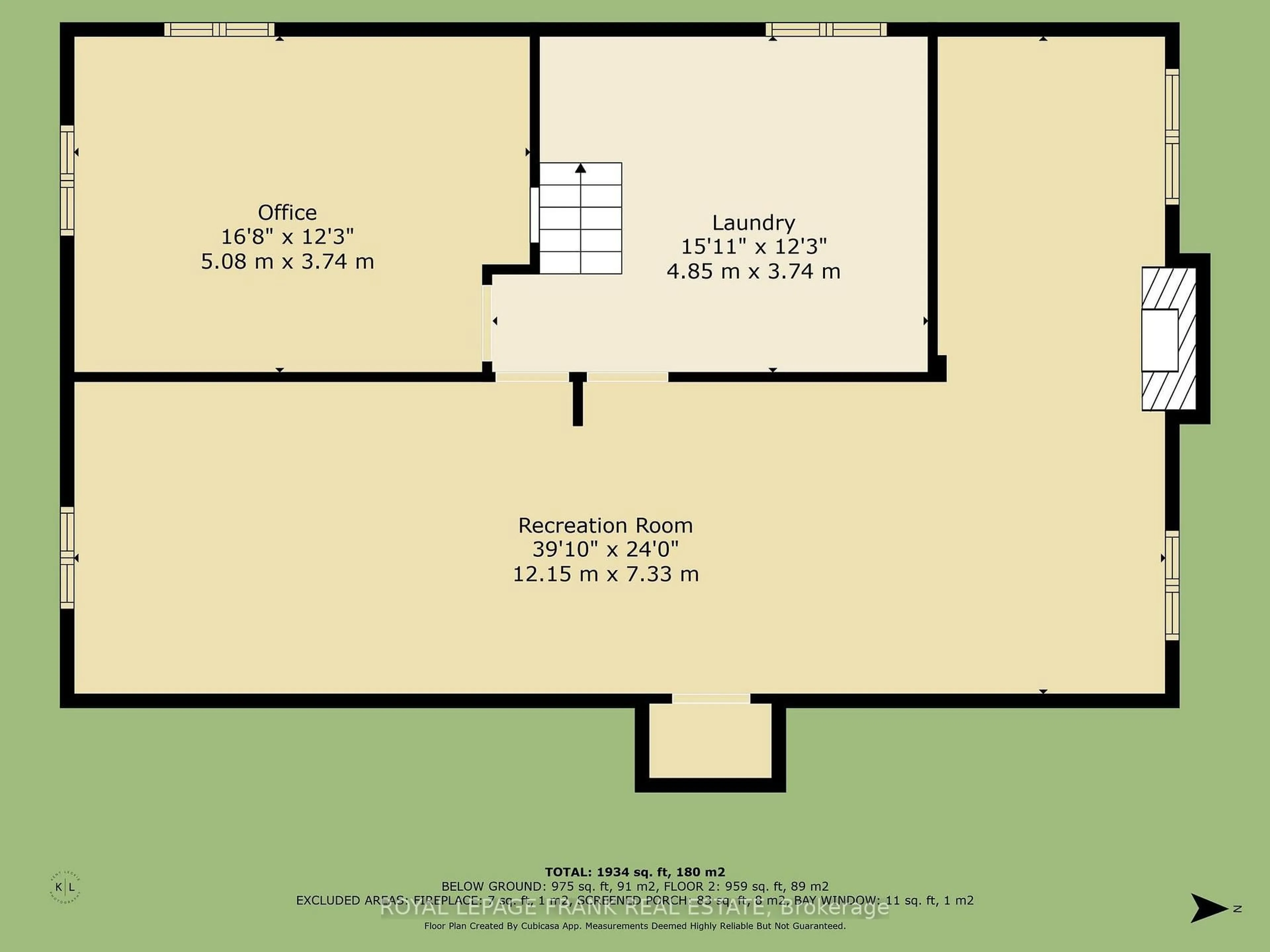 Floor plan for 872 Western Ave, Peterborough Ontario K9J 5V9