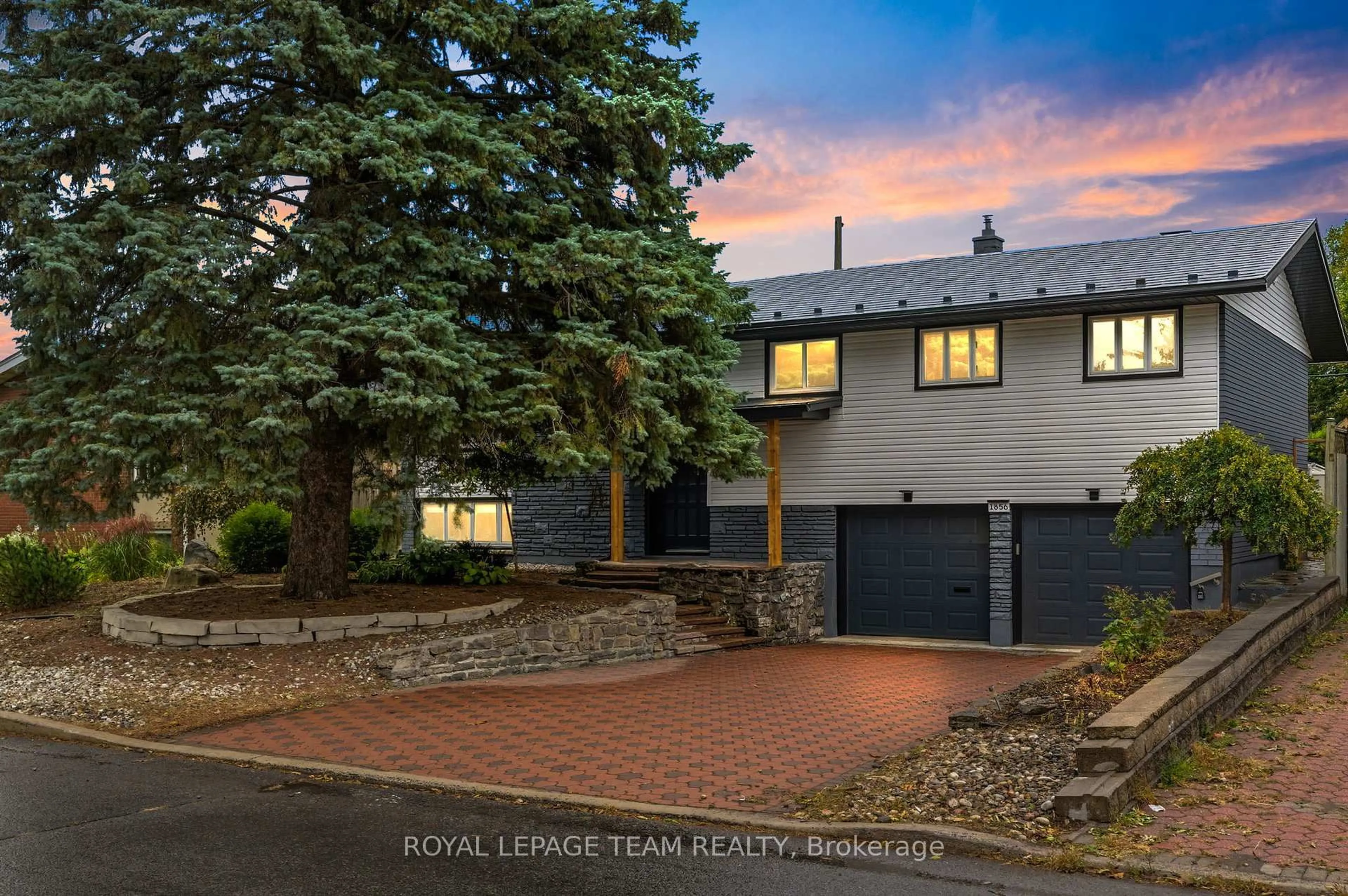 Home with brick exterior material, street for 1856 Playfair Dr, Ottawa Ontario K1H 5S1