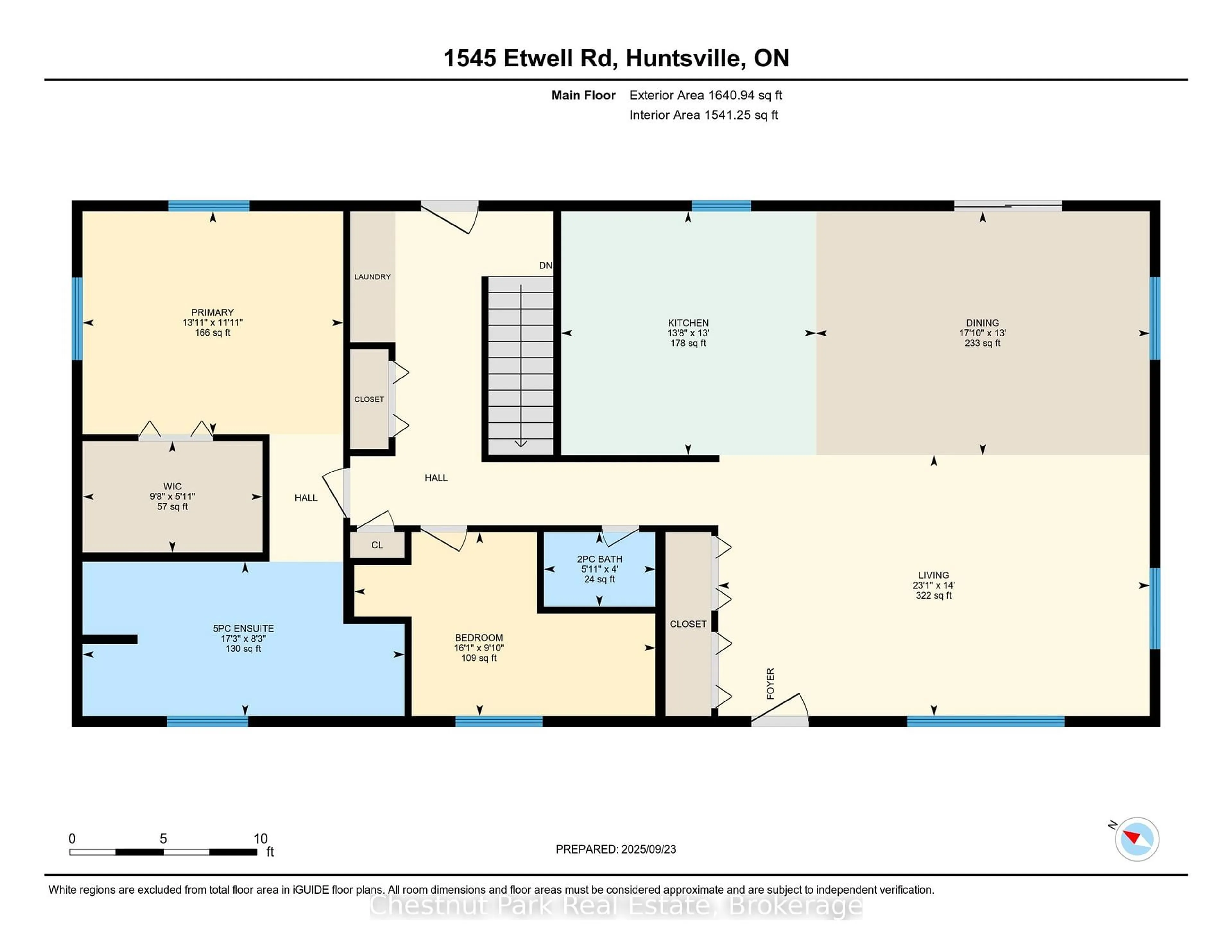 Floor plan for 1545 Etwell Rd, Huntsville Ontario P1H 2J2