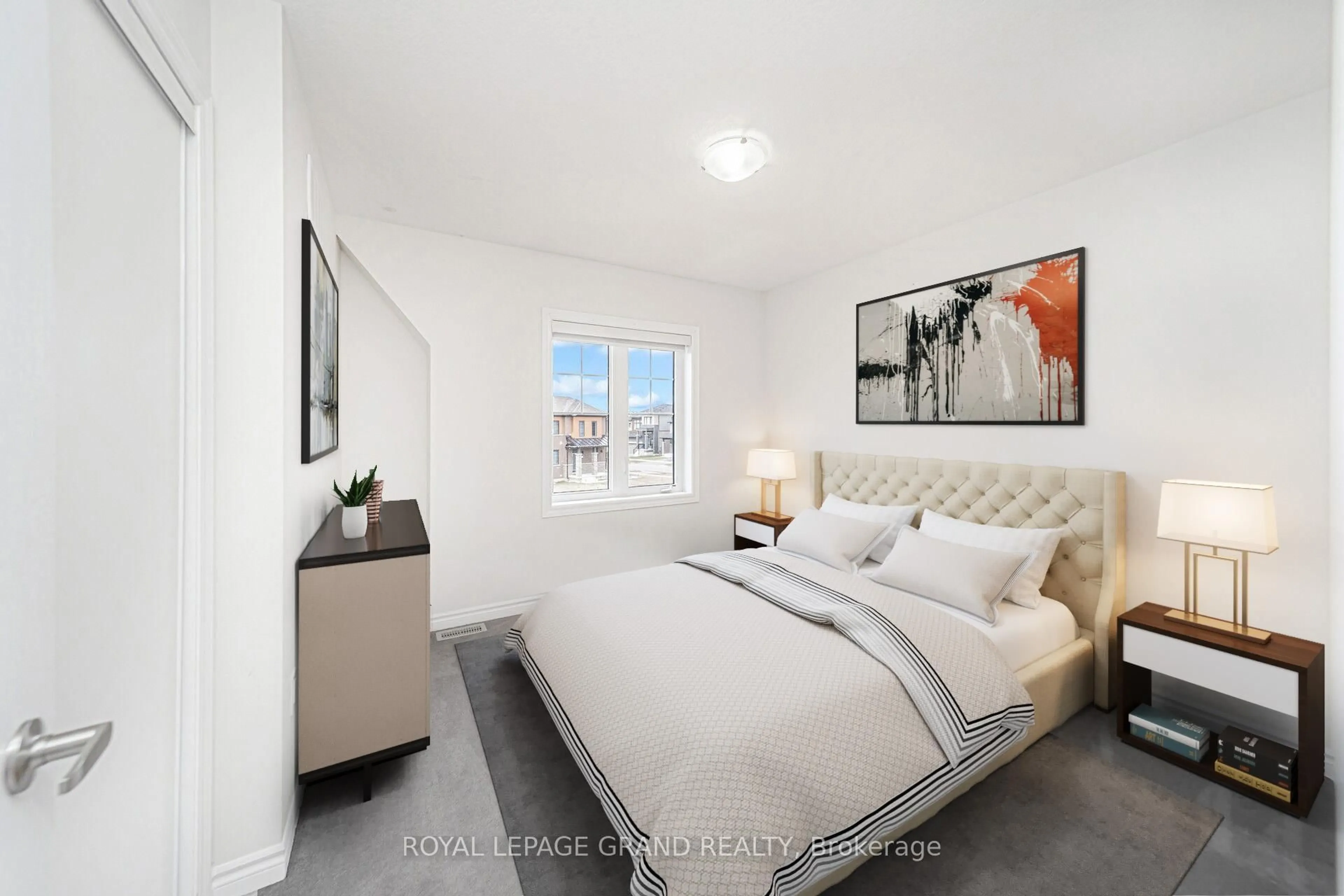 Bedroom with bed, unknown for 99 Anderson Rd, Brantford Ontario N3T 5L5