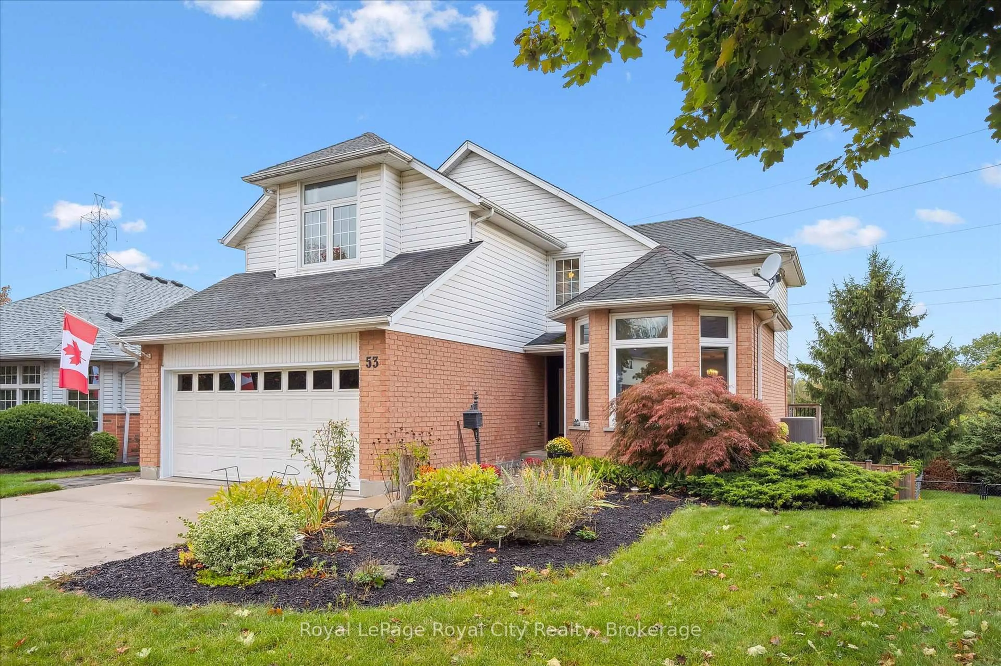 Home with brick exterior material, street for 53 Pacific Pl, Guelph Ontario N1G 4R3