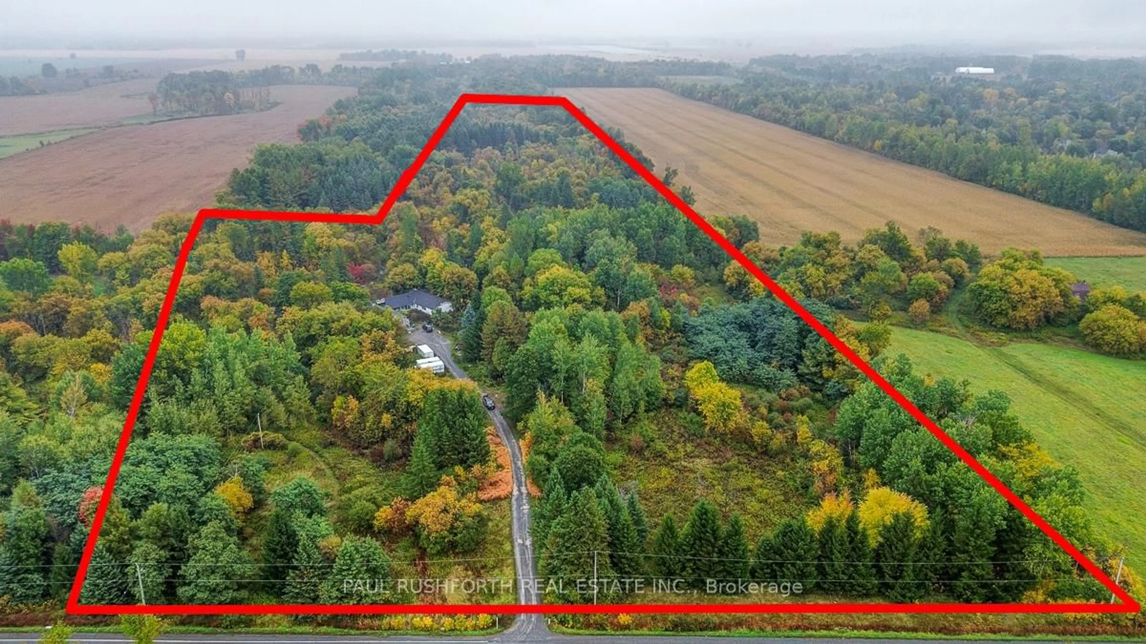 A pic from outside/outdoor area/front of a property/back of a property/a pic from drone, forest/trees view for 1287 8th Line Rd, Ottawa Ontario K0A 1V0