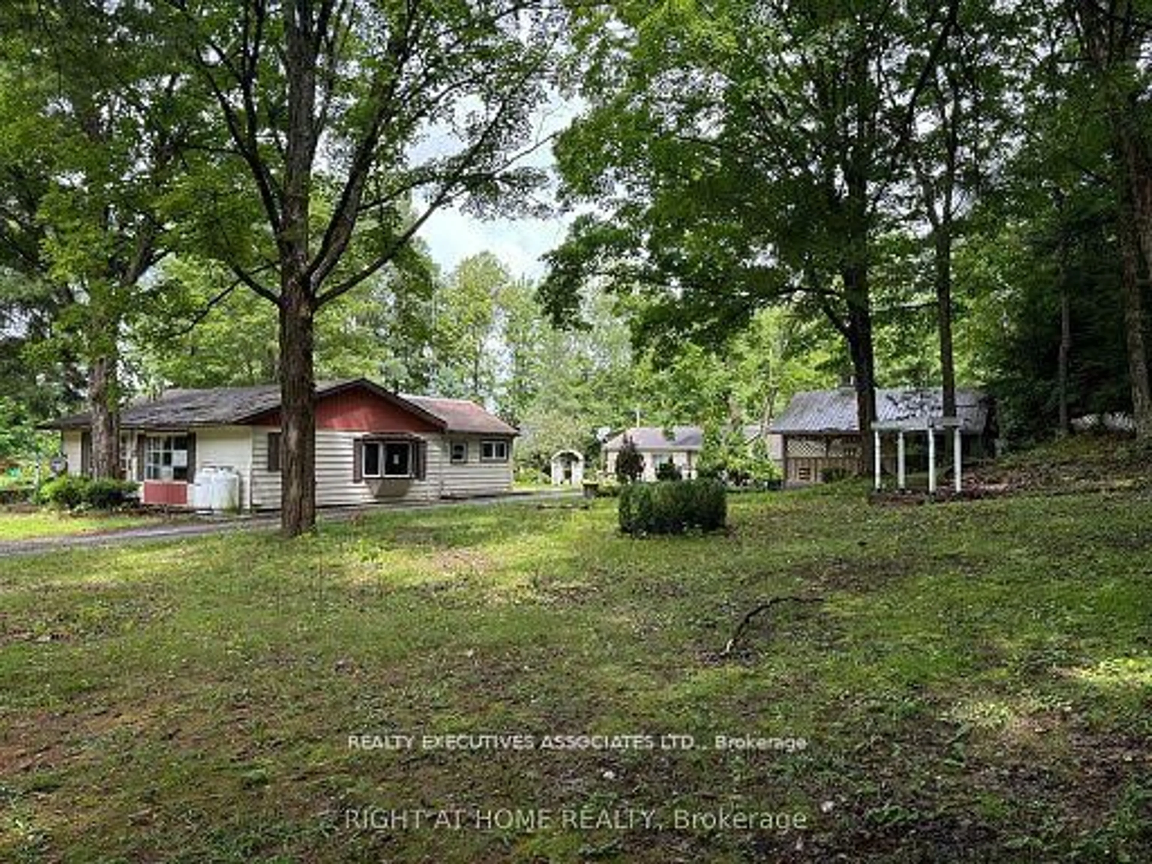 A pic from outside/outdoor area/front of a property/back of a property/a pic from drone, forest/trees view for 2162 Bay Lake Rd, Bancroft Ontario K0L 1C0