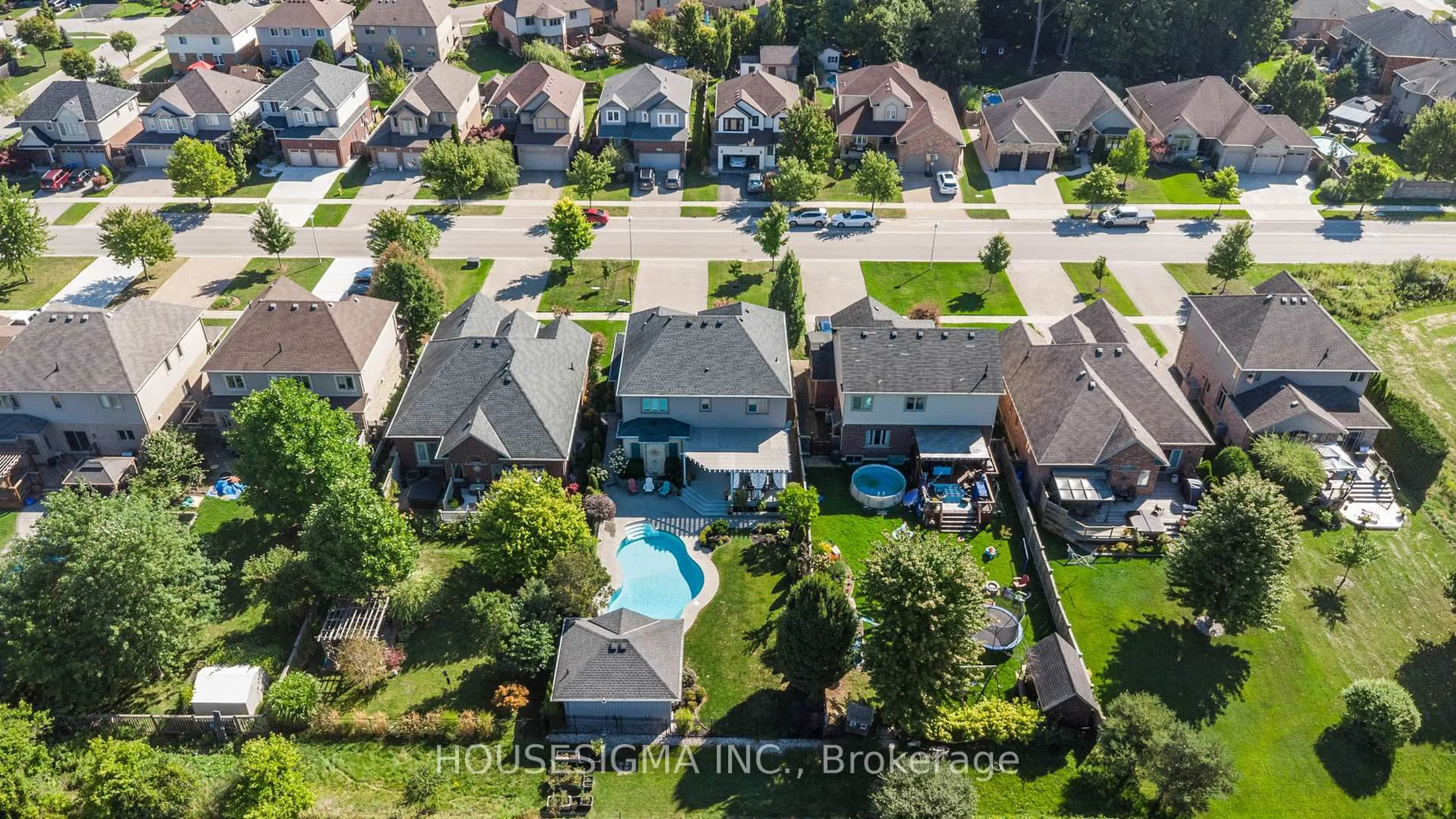 A pic from outside/outdoor area/front of a property/back of a property/a pic from drone, street for 2203 Wickerson Rd, London South Ontario N6K 0C3