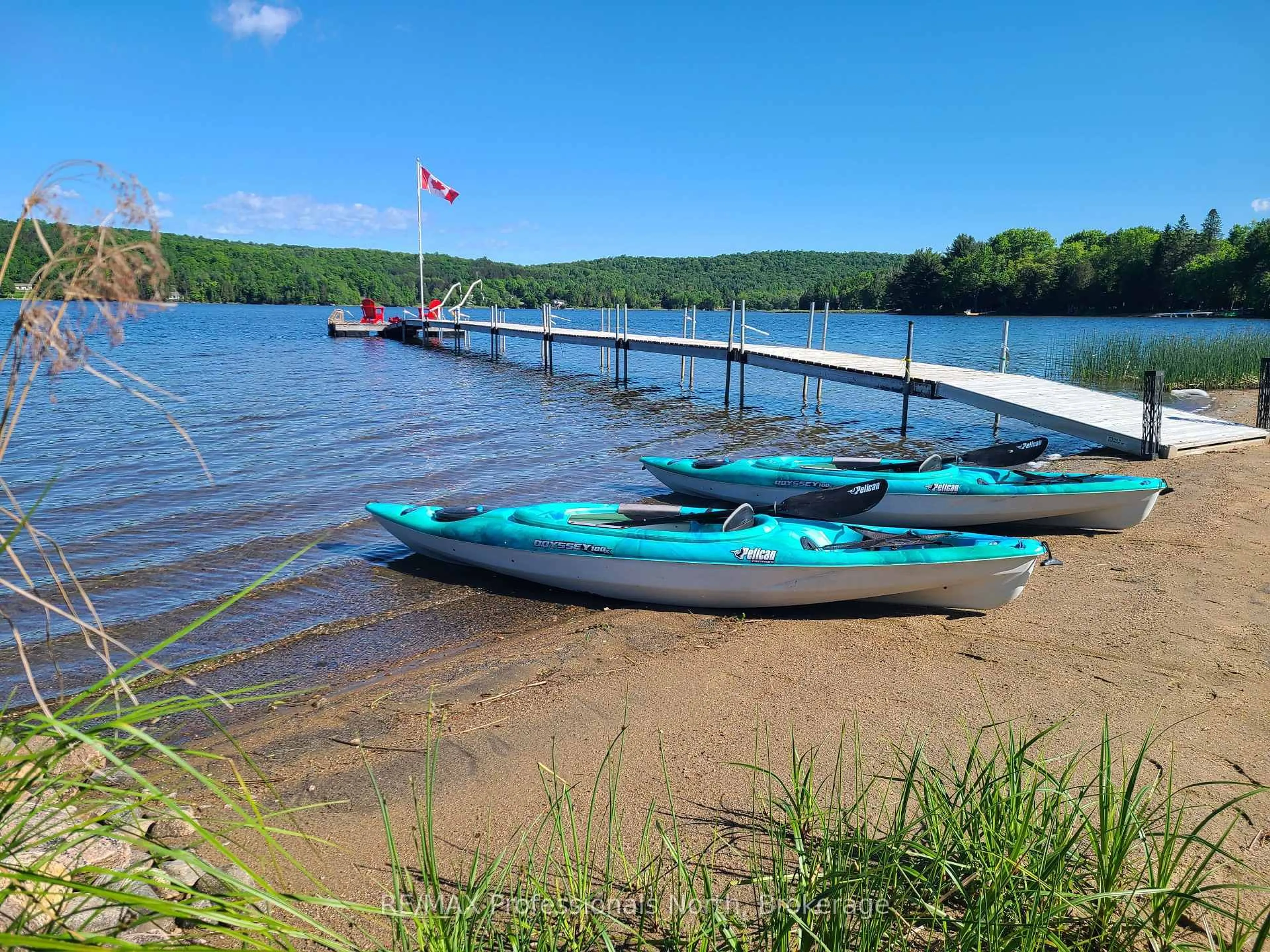 Patio, water/lake/river/ocean view for 1331 Eagle Lake Rd, Dysart et al Ontario K0M 1S0