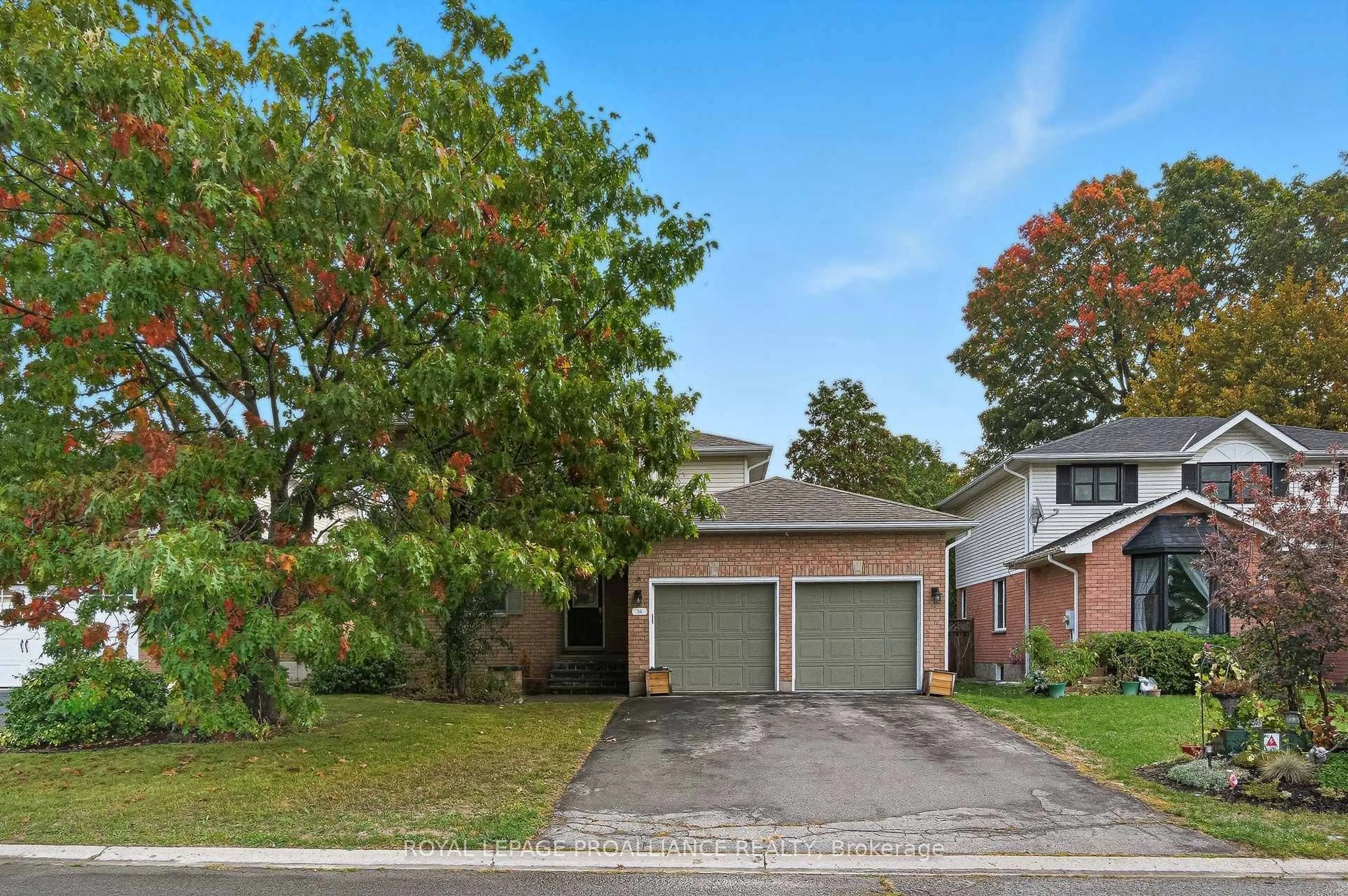 A pic from outside/outdoor area/front of a property/back of a property/a pic from drone, street for 34 Forchuk Cres, Quinte West Ontario K8V 6N2