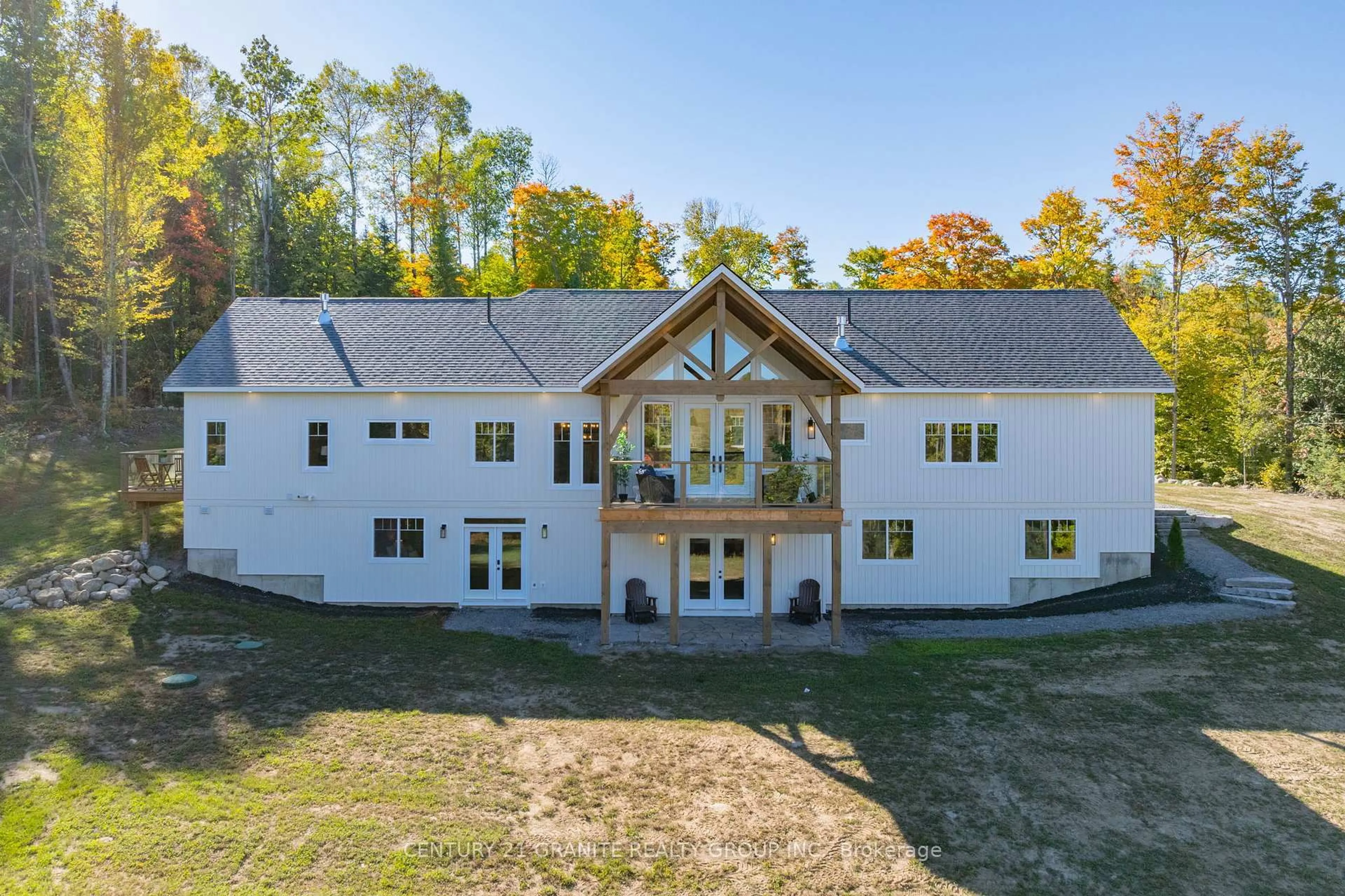 A pic from outside/outdoor area/front of a property/back of a property/a pic from drone, building for 356 Old Welsh Rd, Bancroft Ontario K0L 1C0