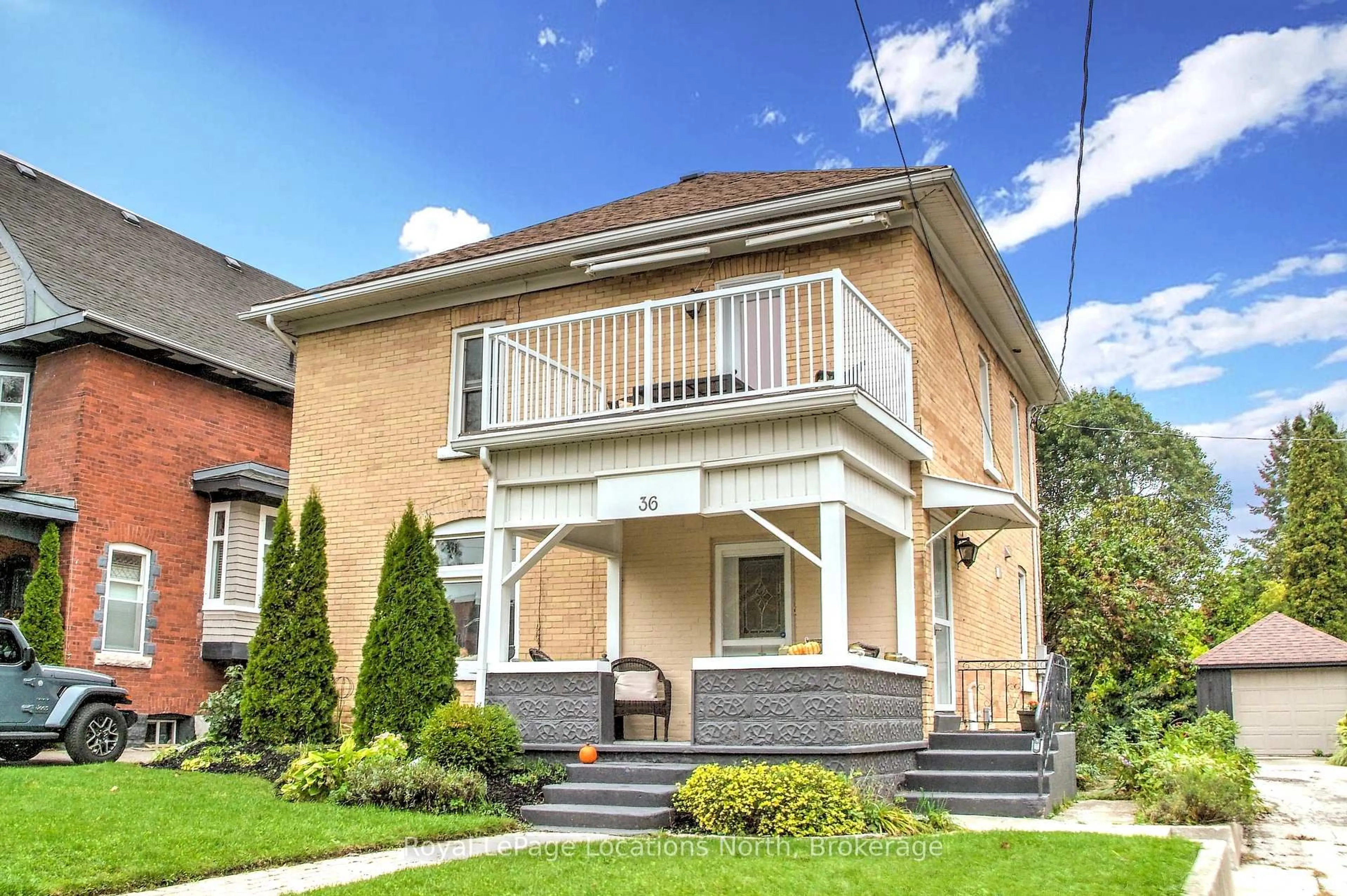 Home with brick exterior material, street for 36 Nelson St, Meaford Ontario N4L 1N6
