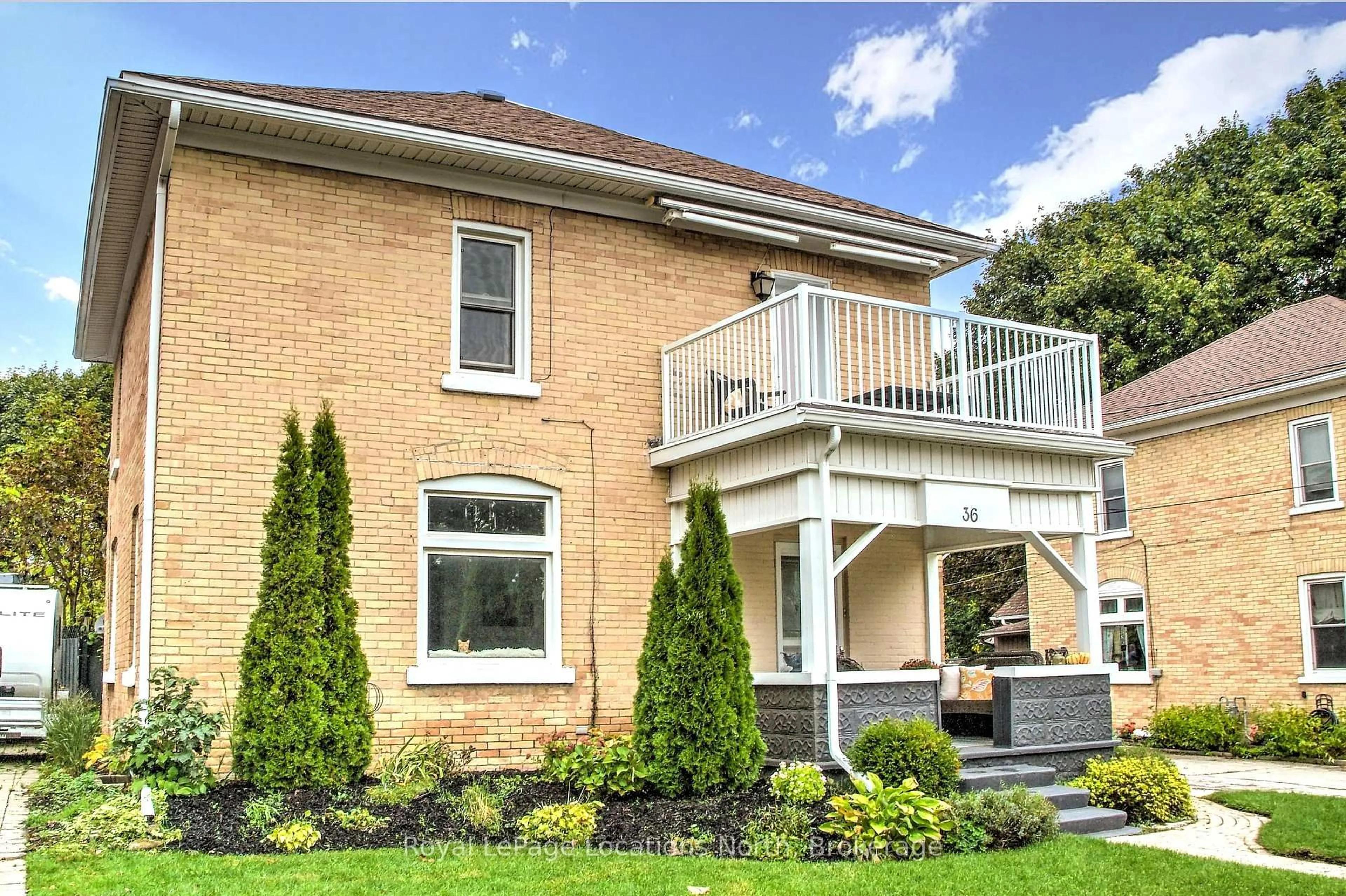 Home with brick exterior material, street for 36 Nelson St, Meaford Ontario N4L 1N6