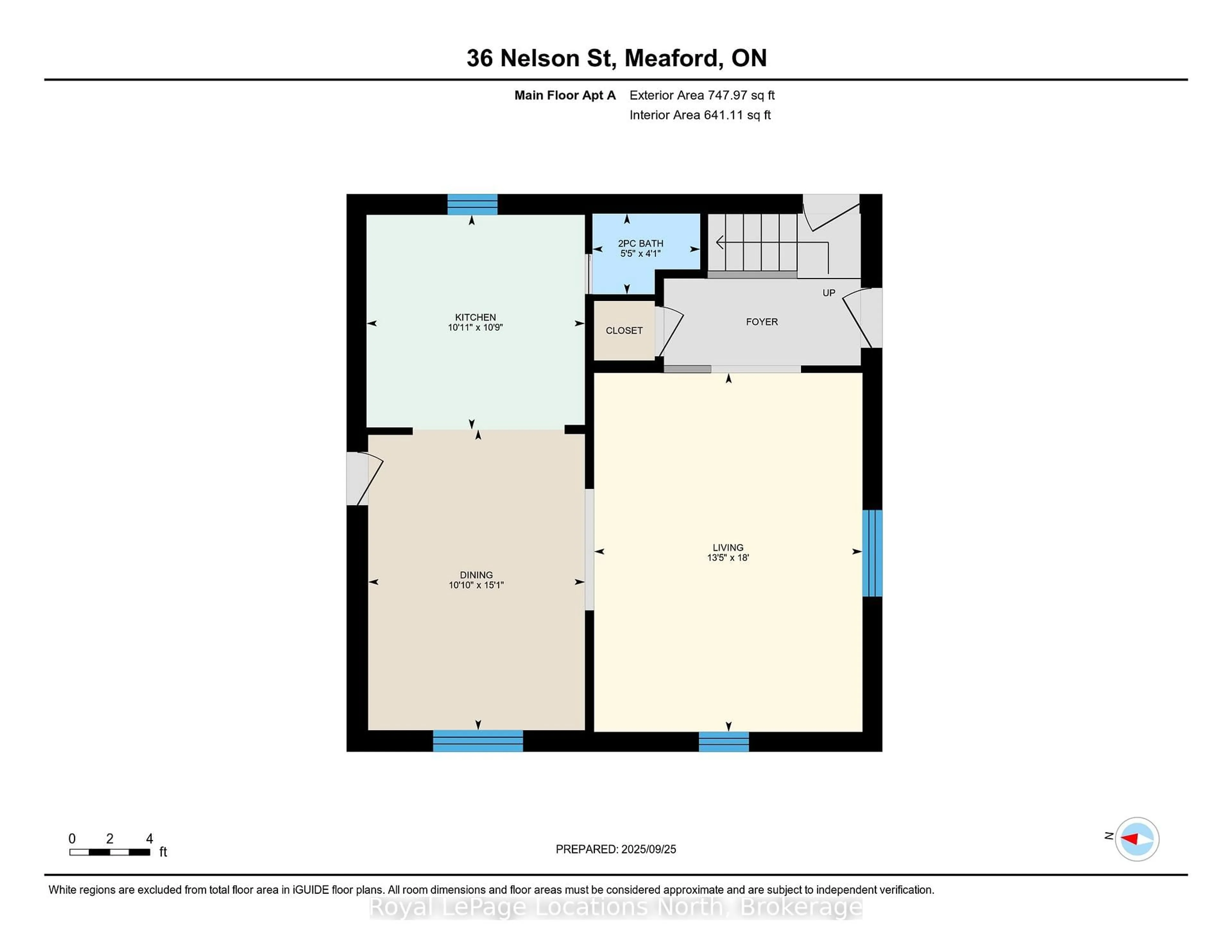Floor plan for 36 Nelson St, Meaford Ontario N4L 1N6