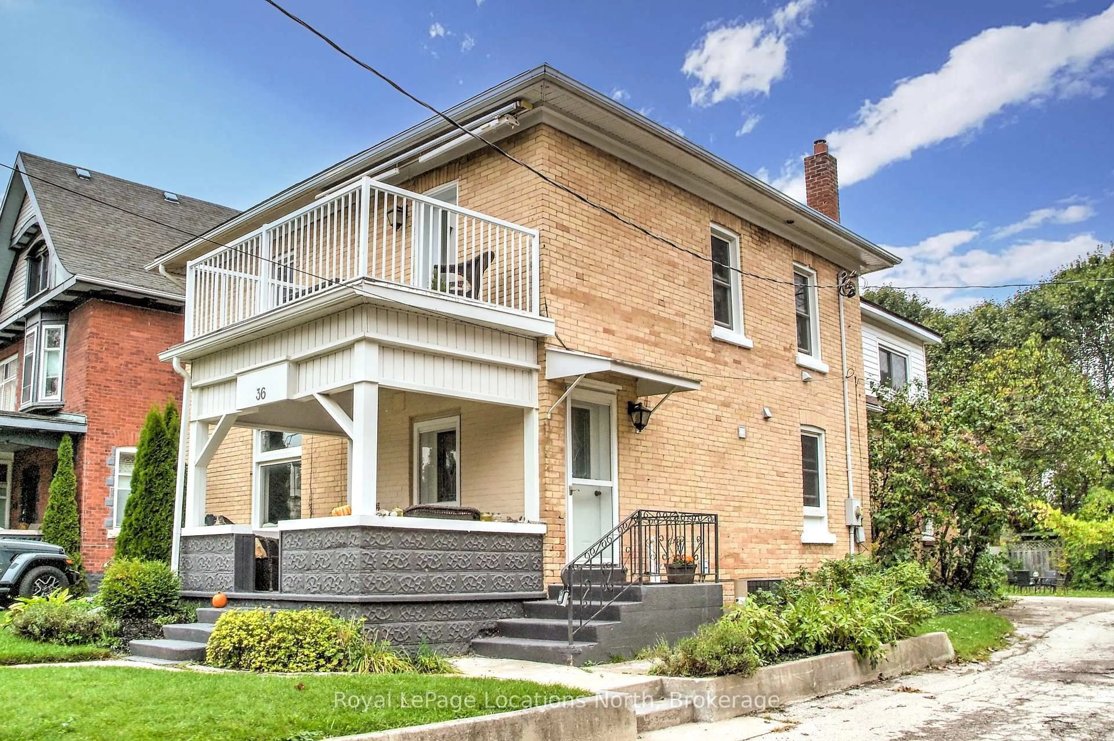 Home with brick exterior material, street for 36 Nelson St, Meaford Ontario N4L 1N6