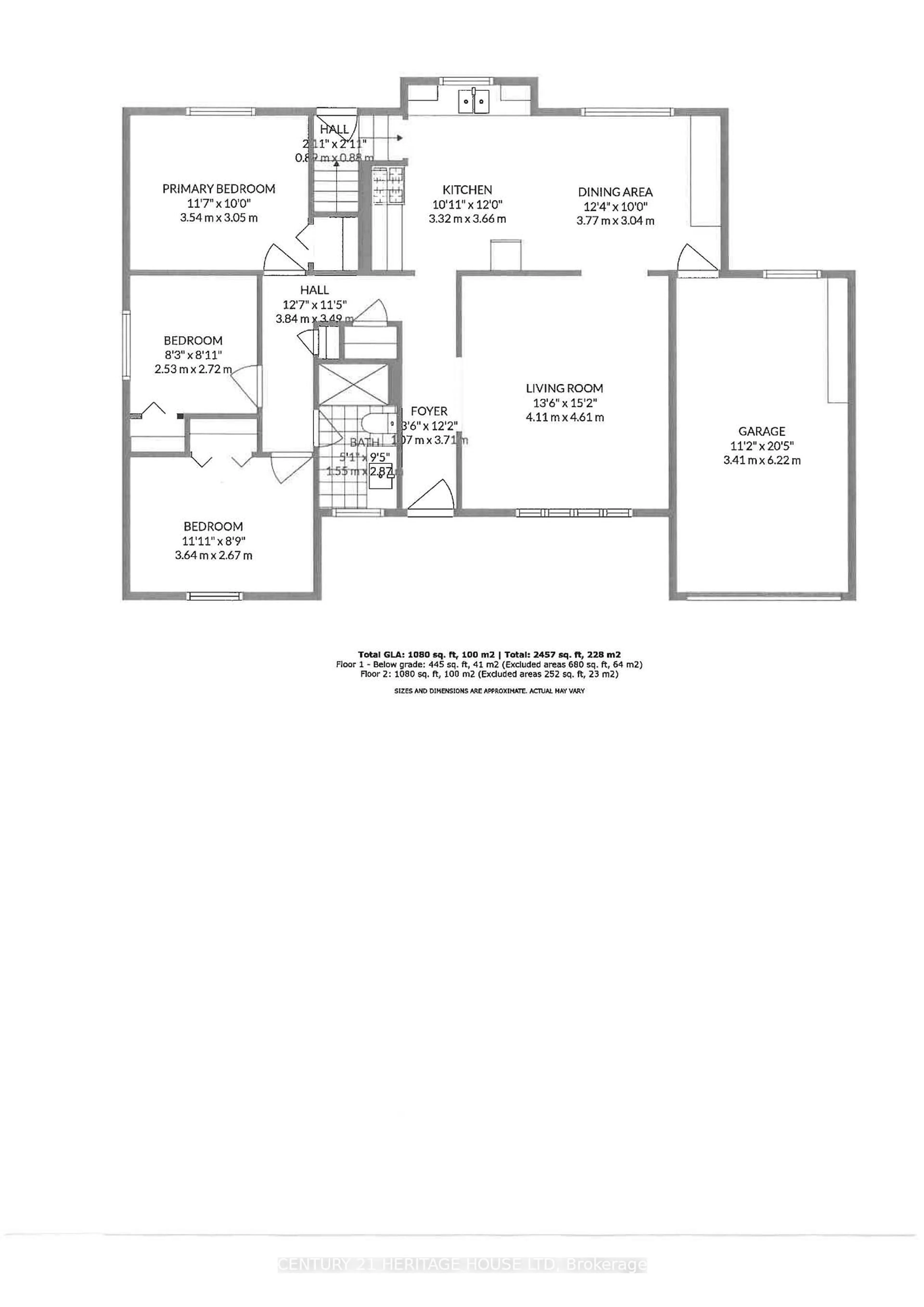 Floor plan for 162 Victoria St, Norfolk Ontario N3Y 1L8