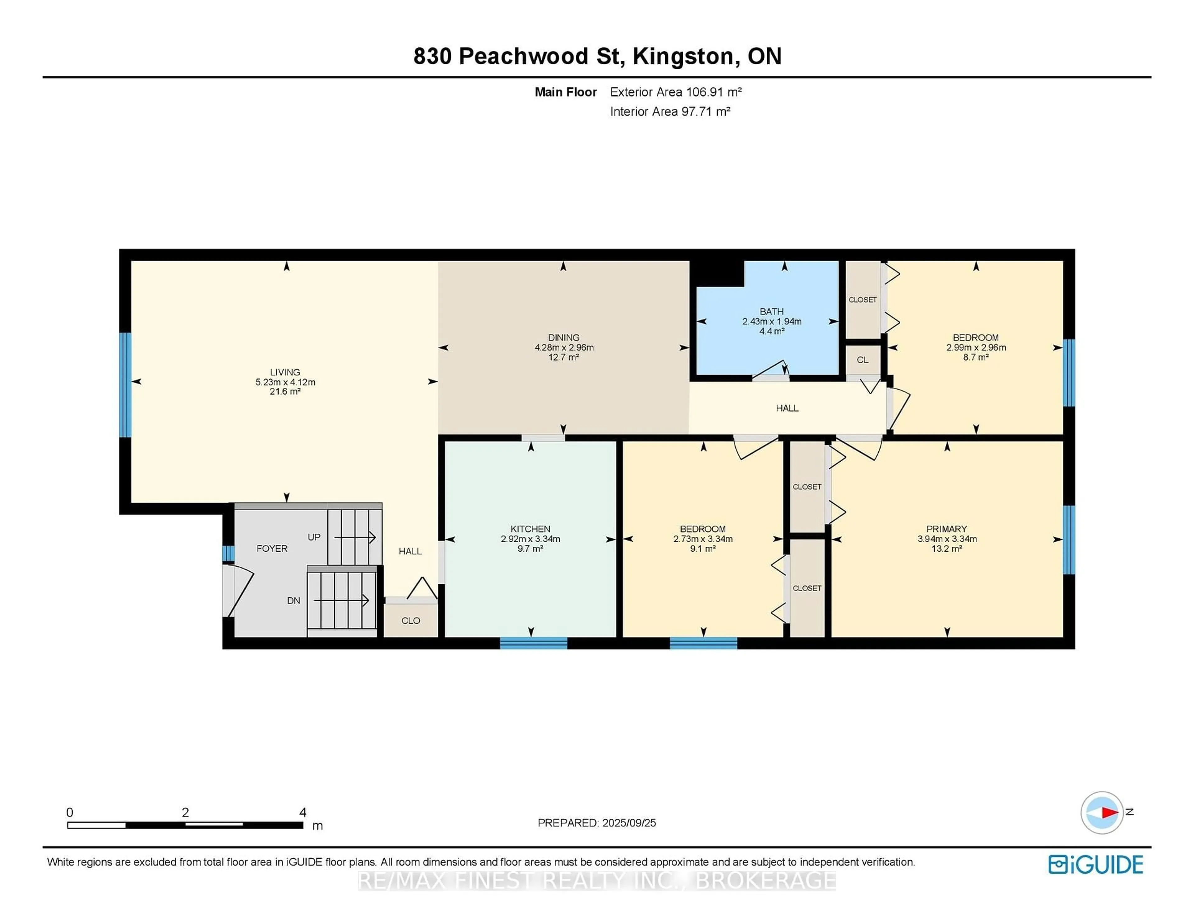 Floor plan for 830 Peachwood St, Kingston Ontario K7P 0L8