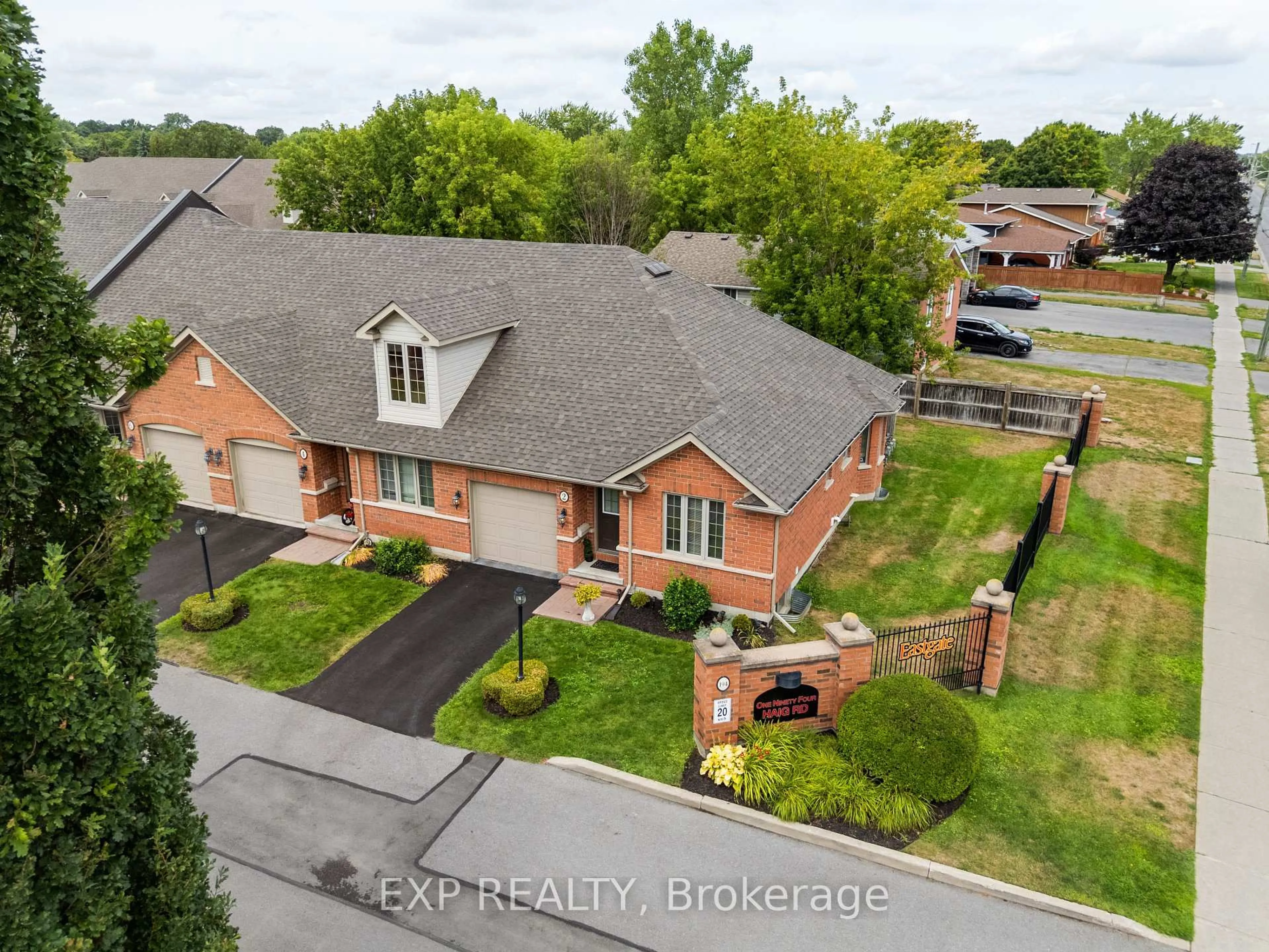 A pic from outside/outdoor area/front of a property/back of a property/a pic from drone, street for 194 Haig Rd #2, Belleville Ontario K8N 0A8