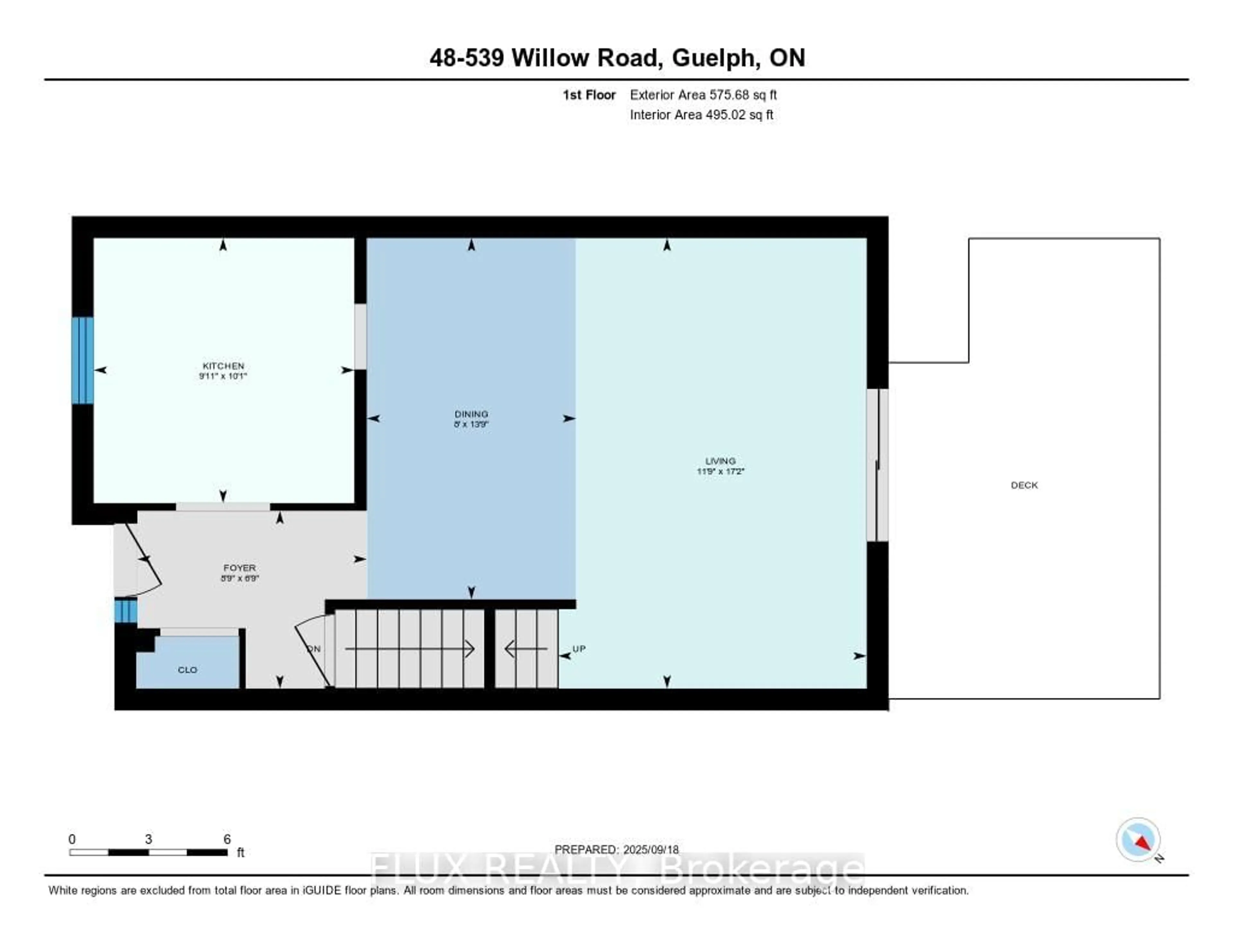 Floor plan for 539 Willow Rd #48, Guelph Ontario N1H 7G3