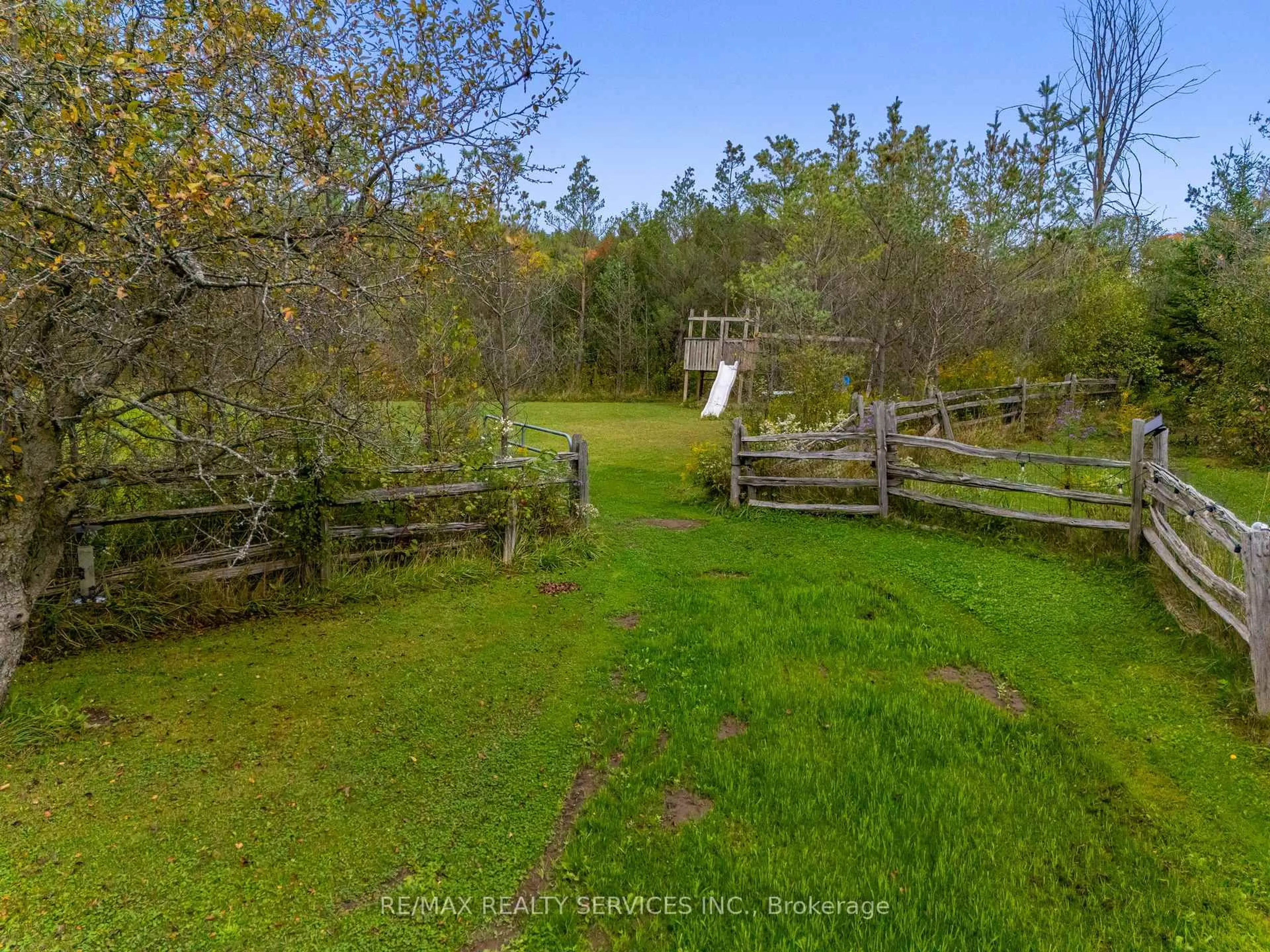 A pic from outside/outdoor area/front of a property/back of a property/a pic from drone, forest/trees view for 8777 17th Sideroad, Erin Ontario L7J 2L9