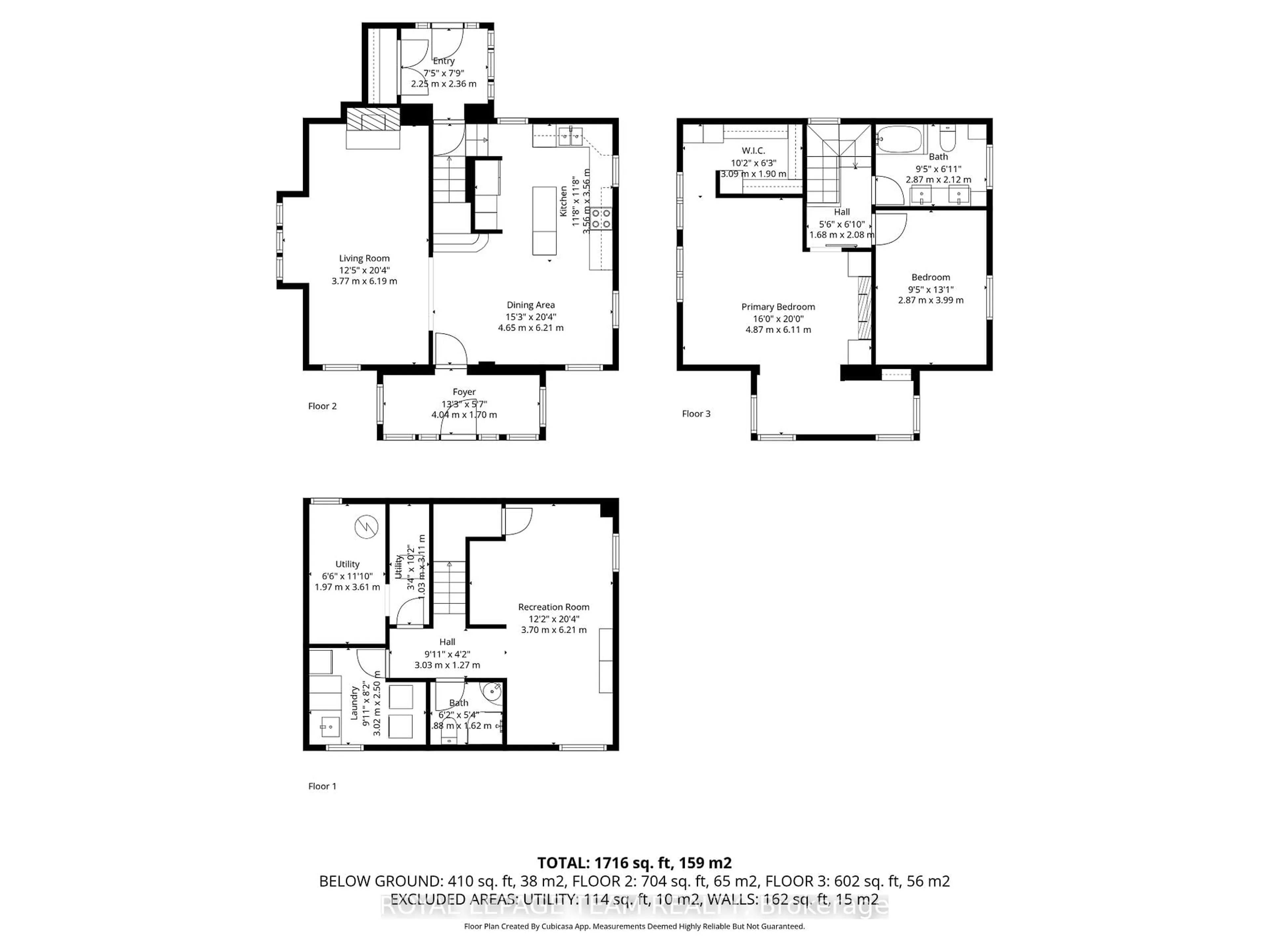 Floor plan for 175 Springfield Rd, Ottawa Ontario K1M 1C4